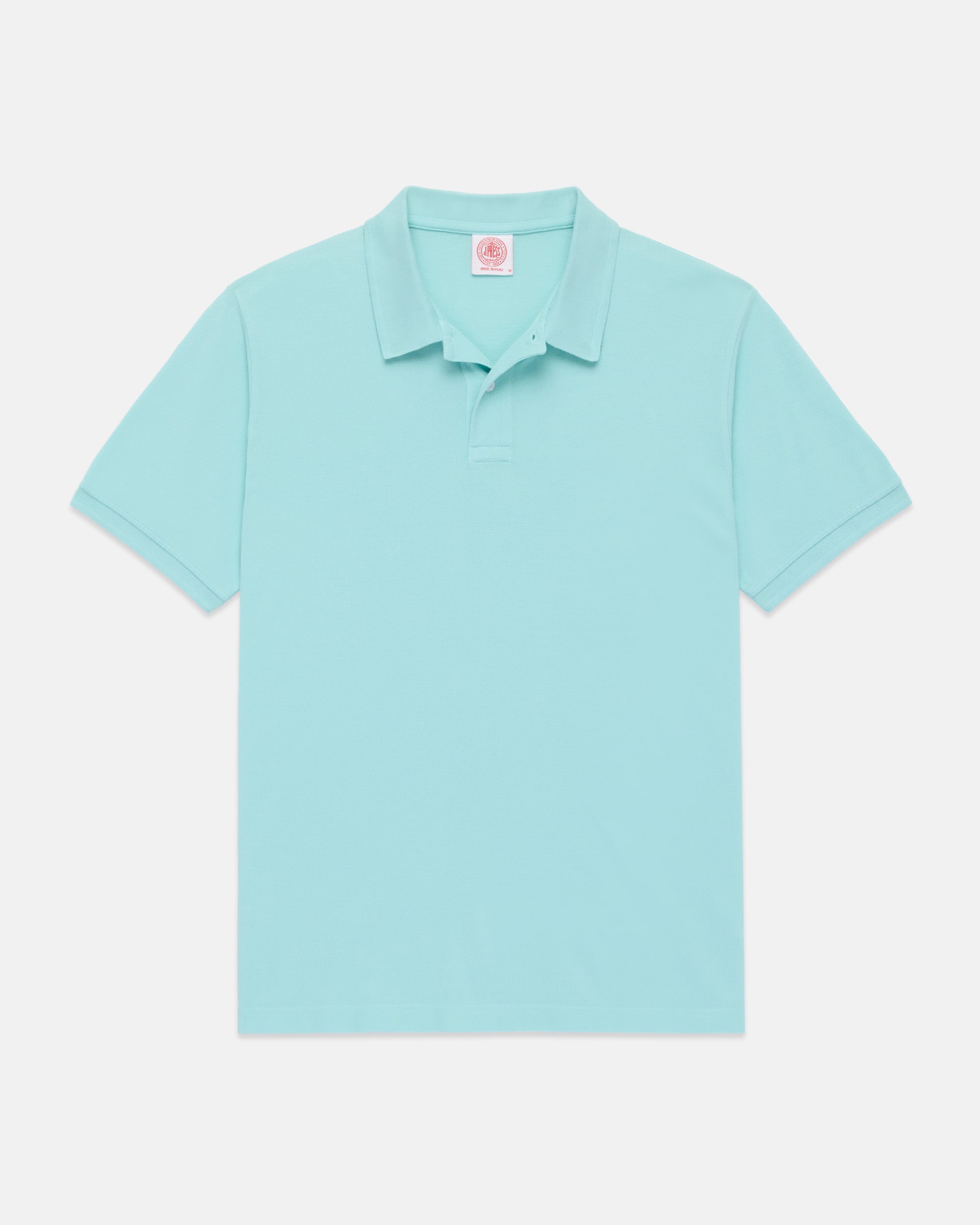 Light Blue Cotton Pique Polo