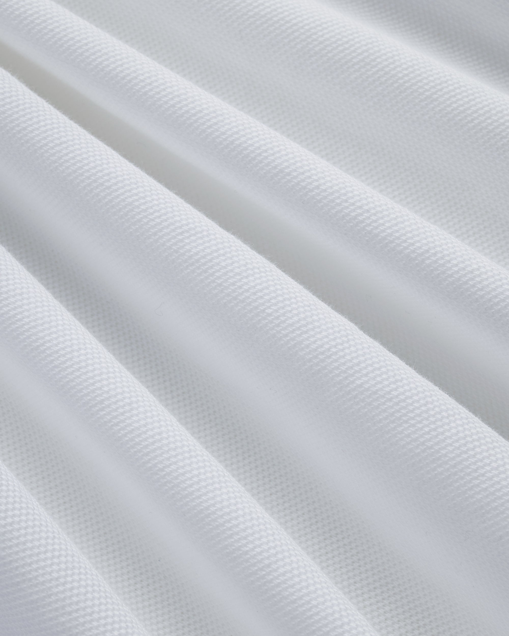 J. Press White Archival Crest Pique Polo