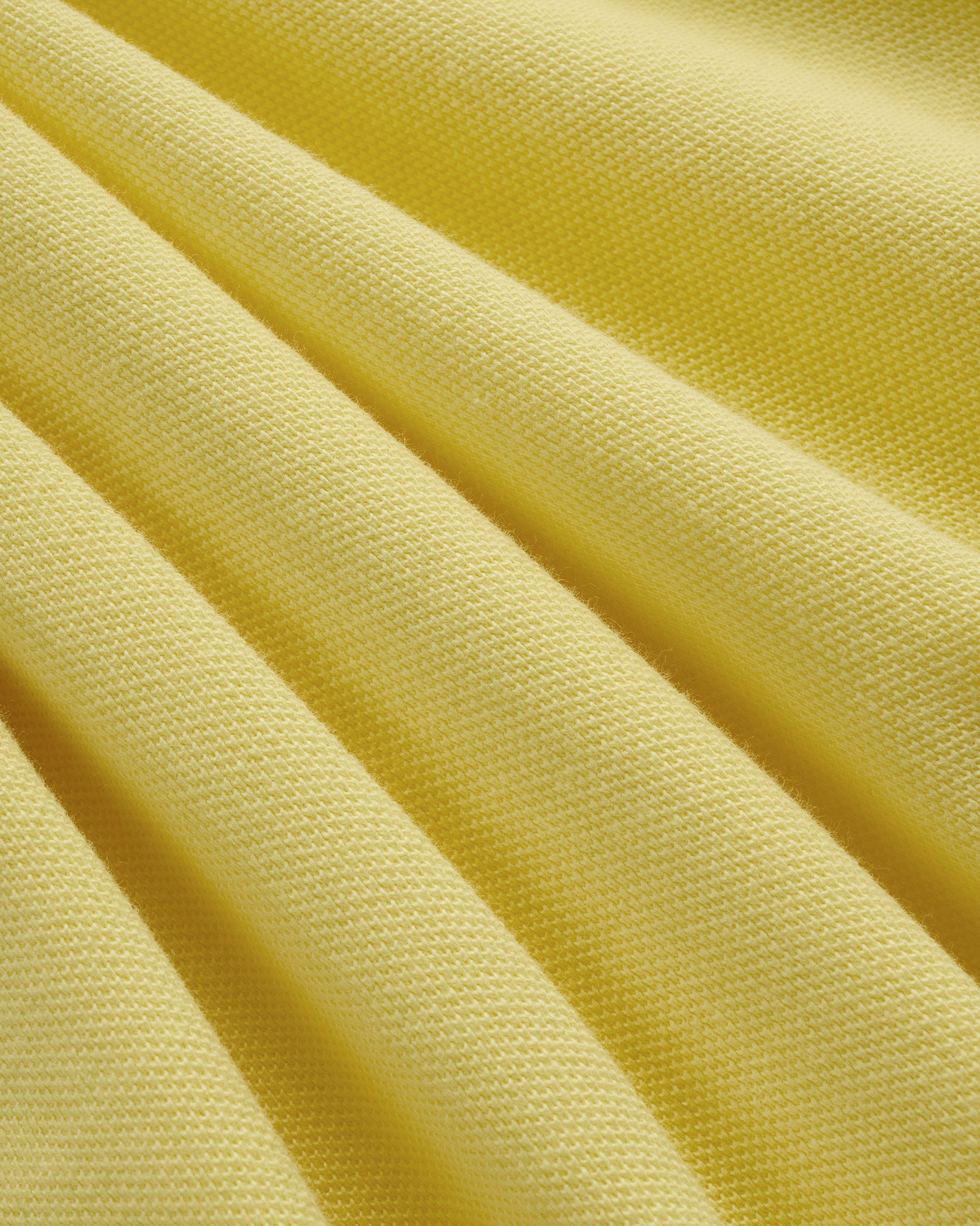 J. Press Yellow 1902 Crest Pique Polo