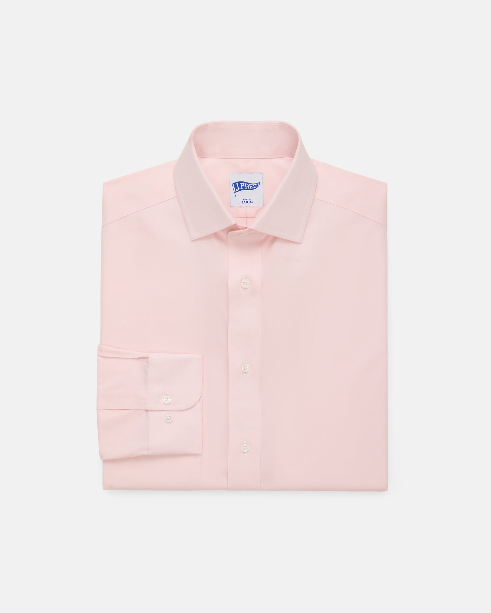 Pink Pinpoint Oxford Spread Collar Shirt - Trim Fit