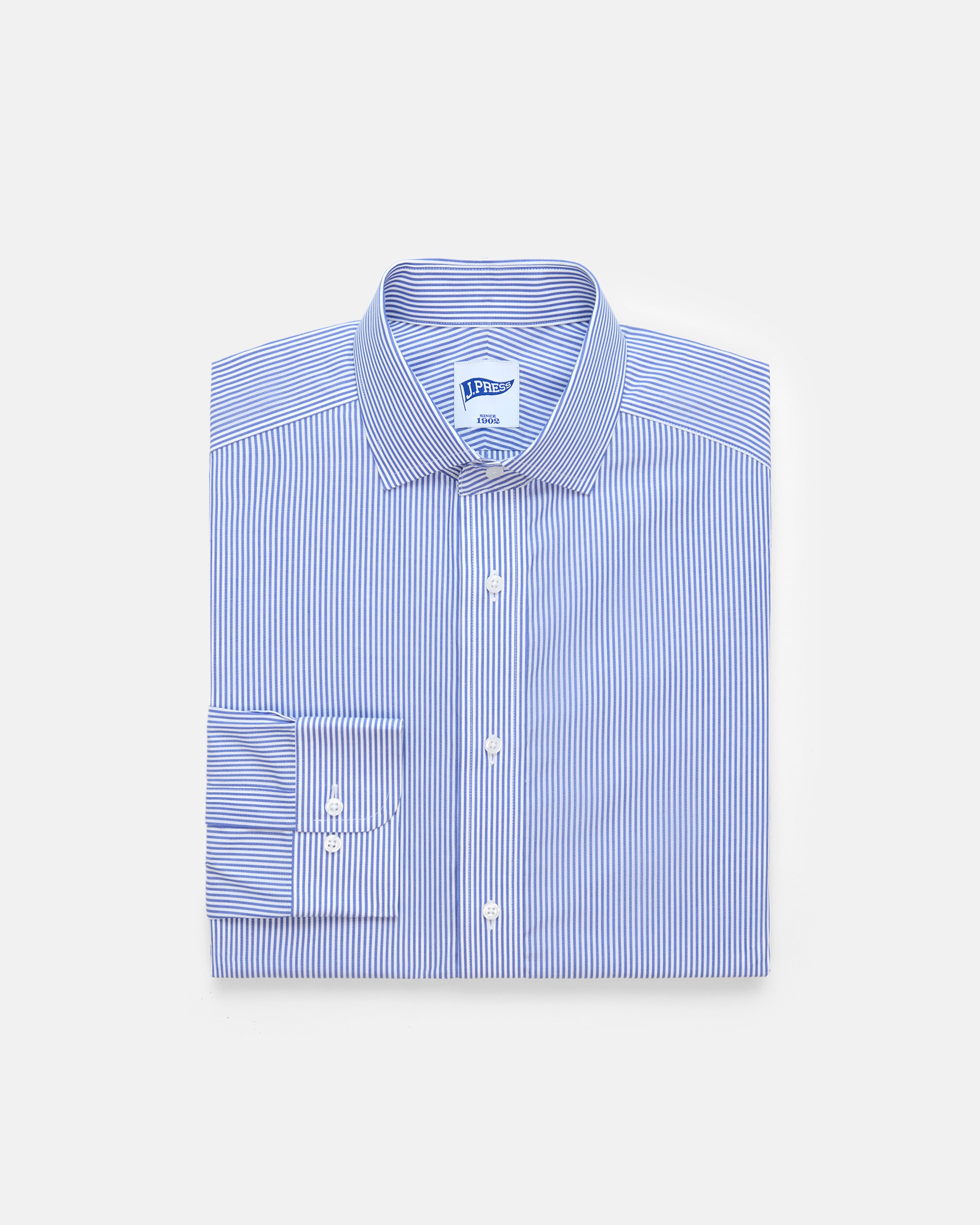 Bengal Stripe Spread Collar Dress Shirt - Trim Fit
