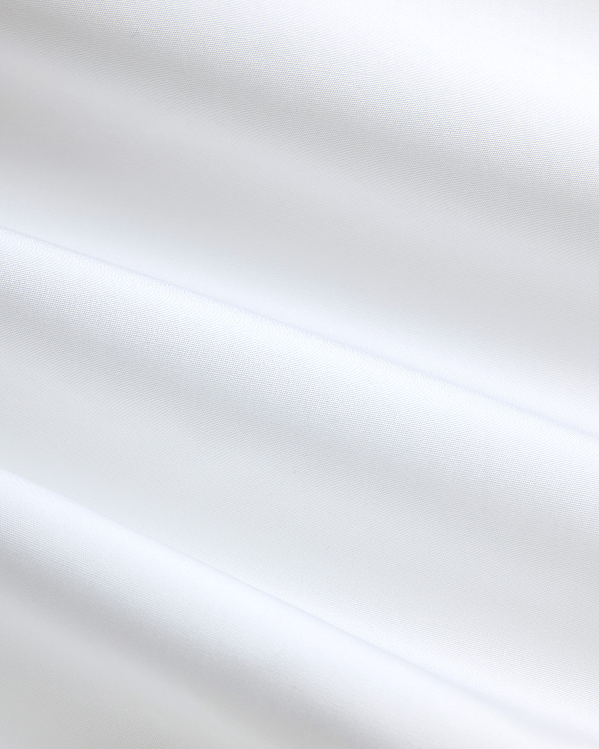 Made-in-USA Thomas Mason White Spread Collar Dress Shirt - Classic Fit