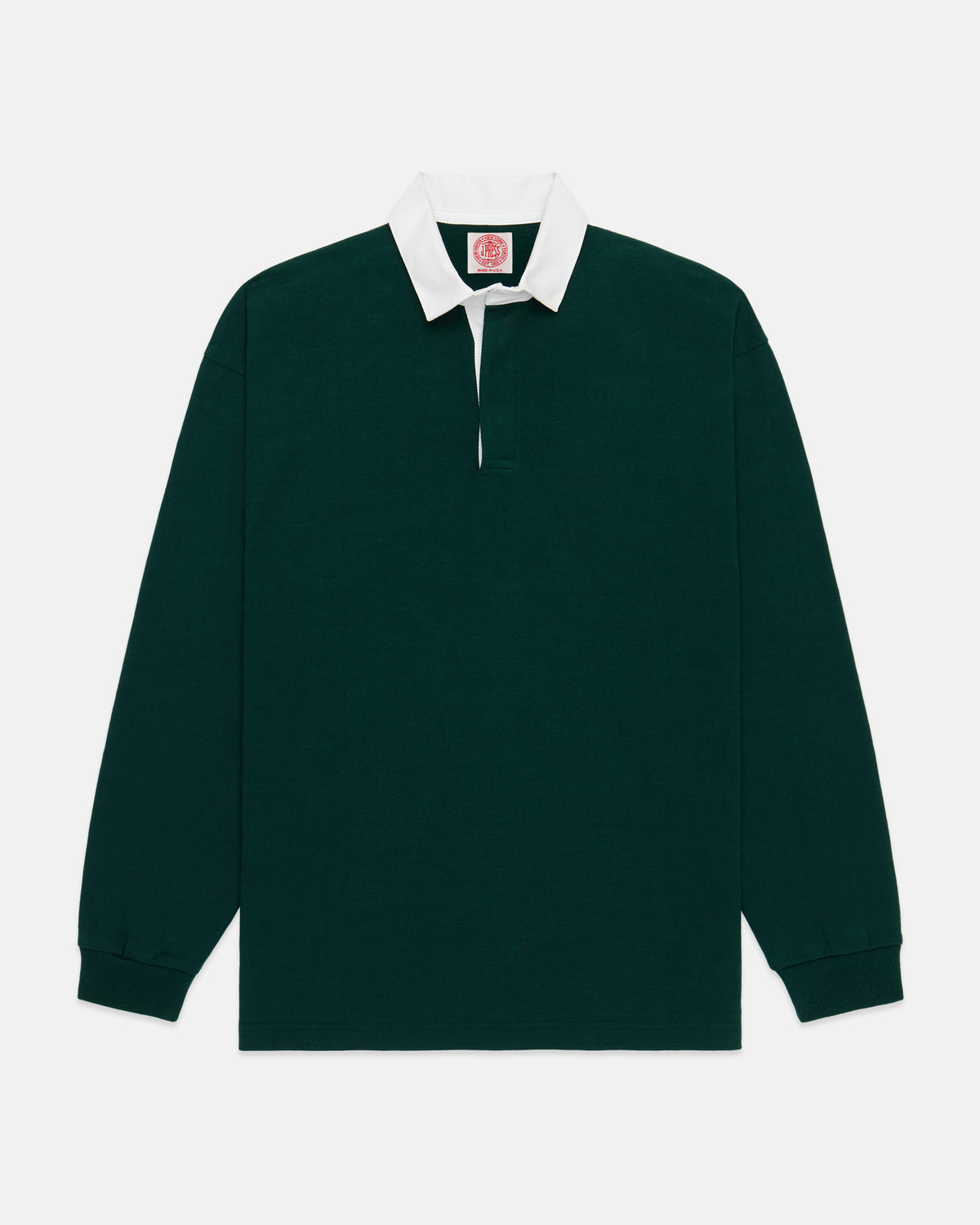 Made-in-USA Green Cotton Rugby