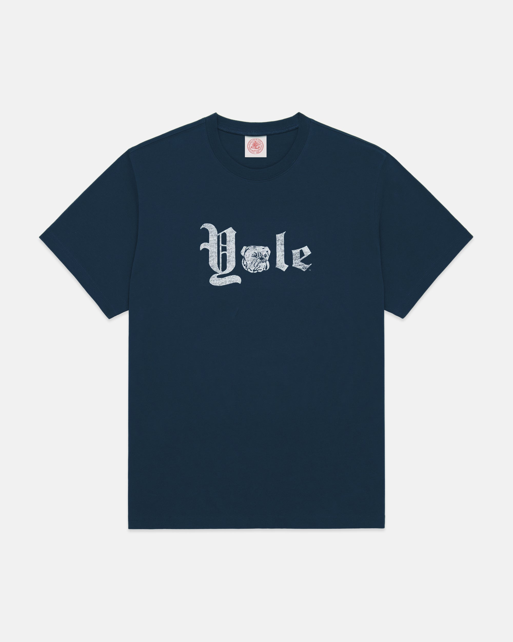 Yale Blue Gothic Spellout T-Shirt