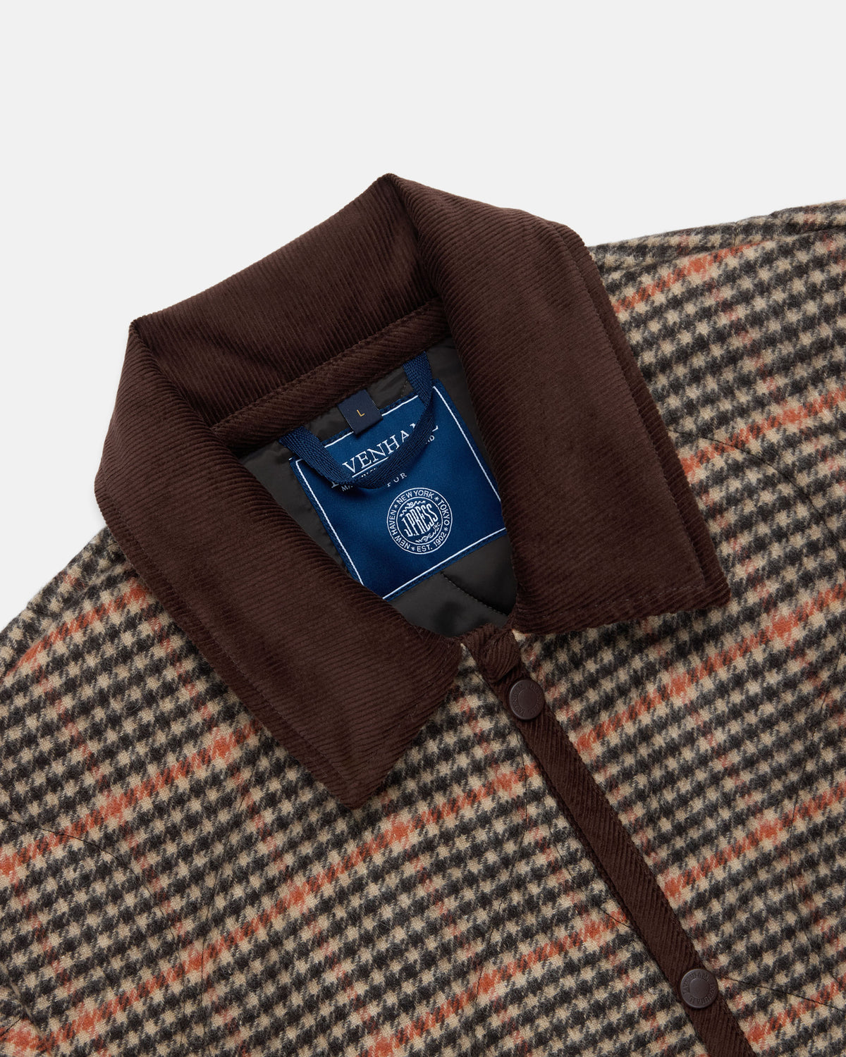 Made-in-England Lavenham Gun Club Check Denham Quilted Jacket