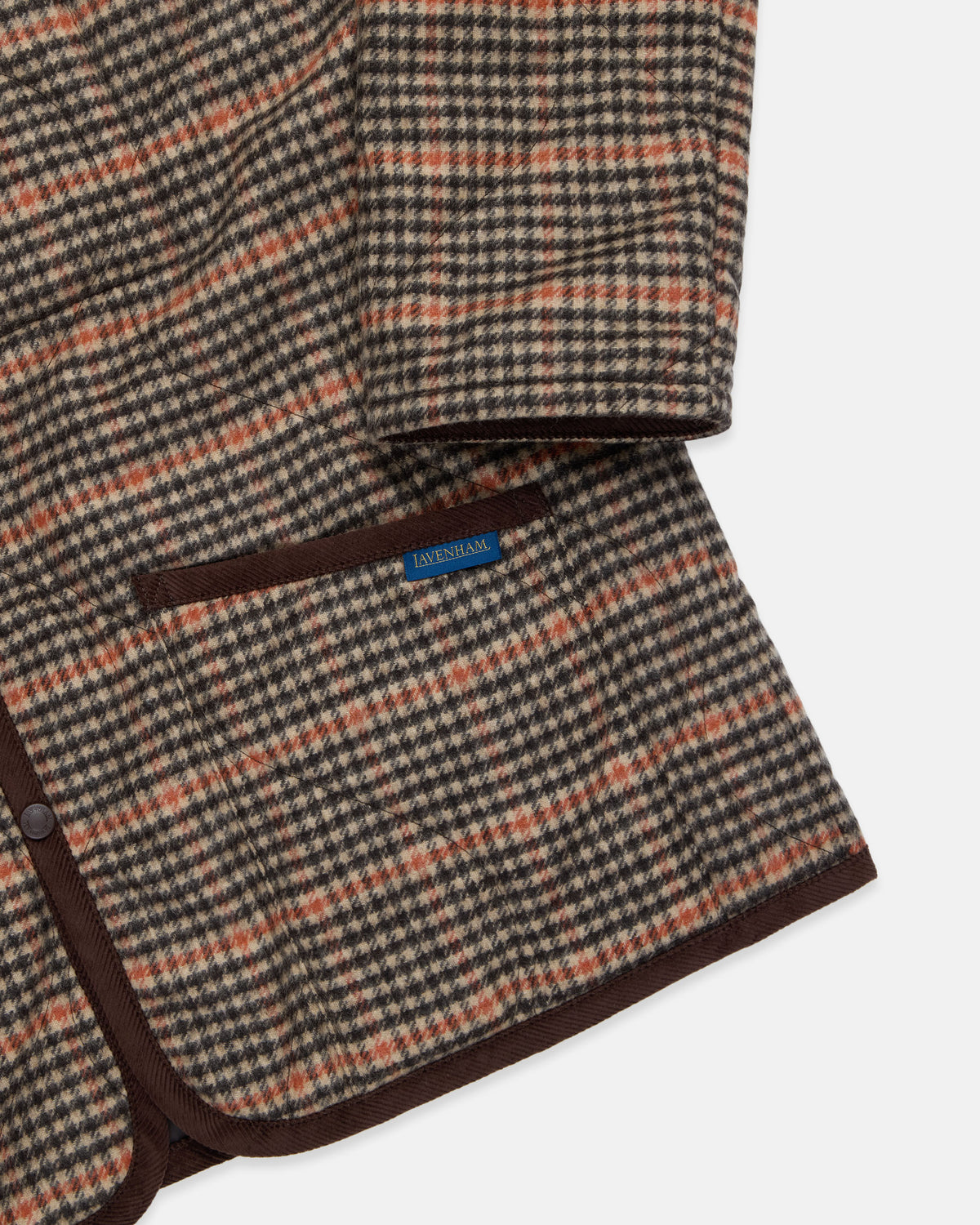 Made-in-England Lavenham Gun Club Check Denham Quilted Jacket