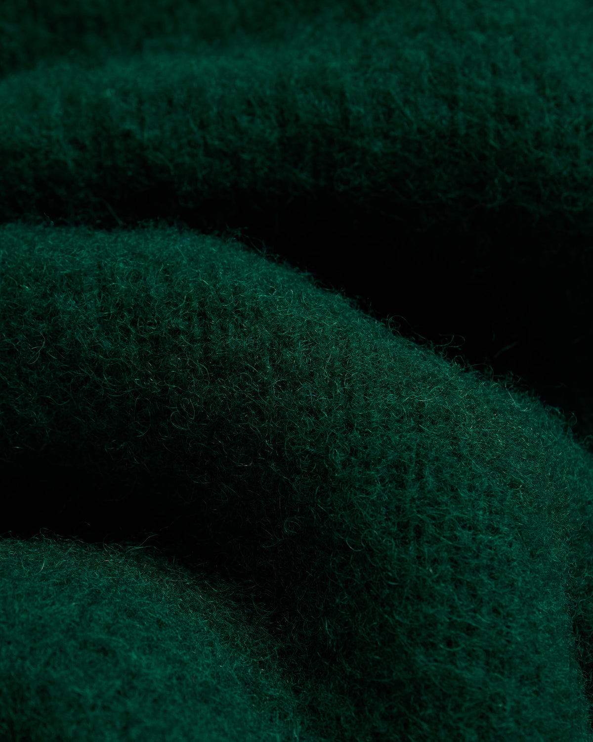 Made-in-Scotland Tartan Green Shaggy Dog Sweater - Classic Fit