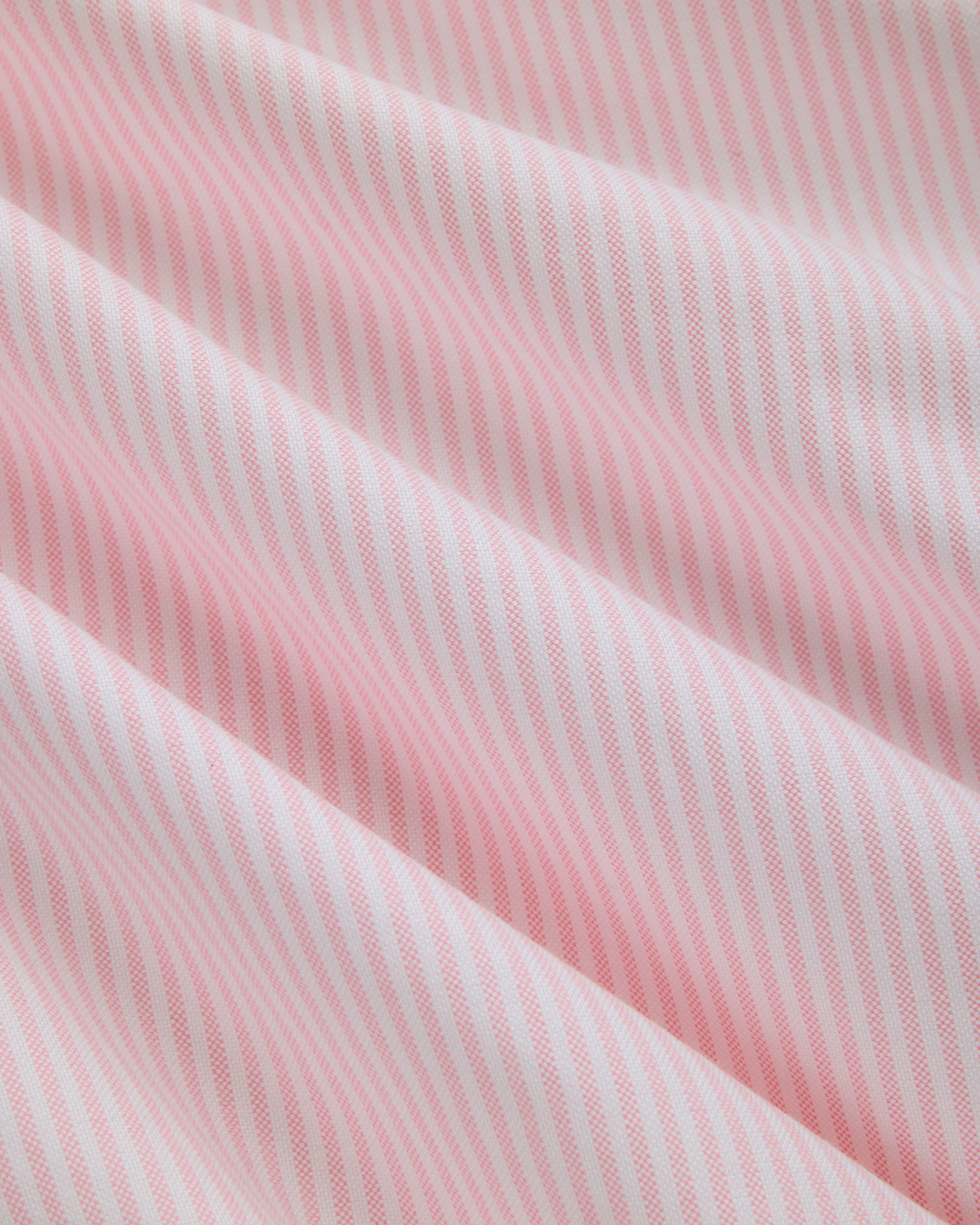 Made-in-USA Flap Pocket Pink University Stripe Oxford Cloth Shirt - Classic Fit