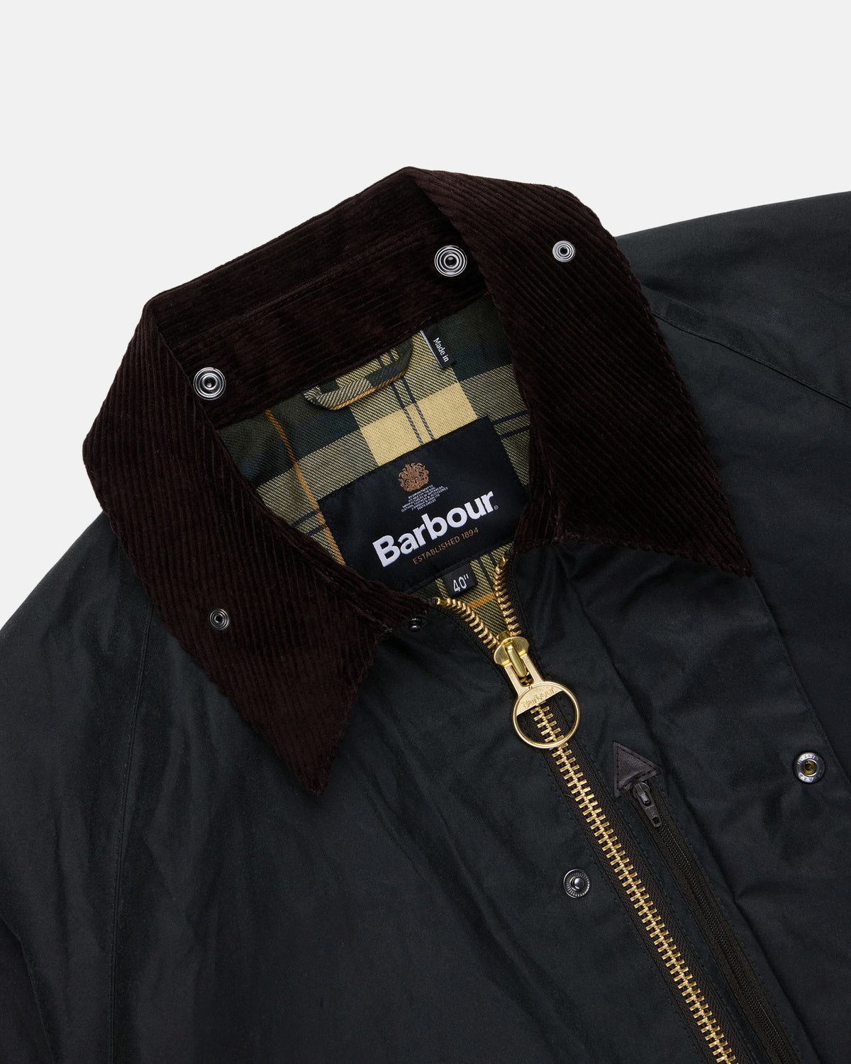 Barbour Navy Transport Wax Jacket