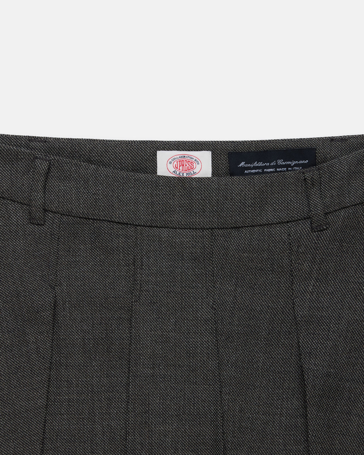 Women's Brown Pleated Skirt