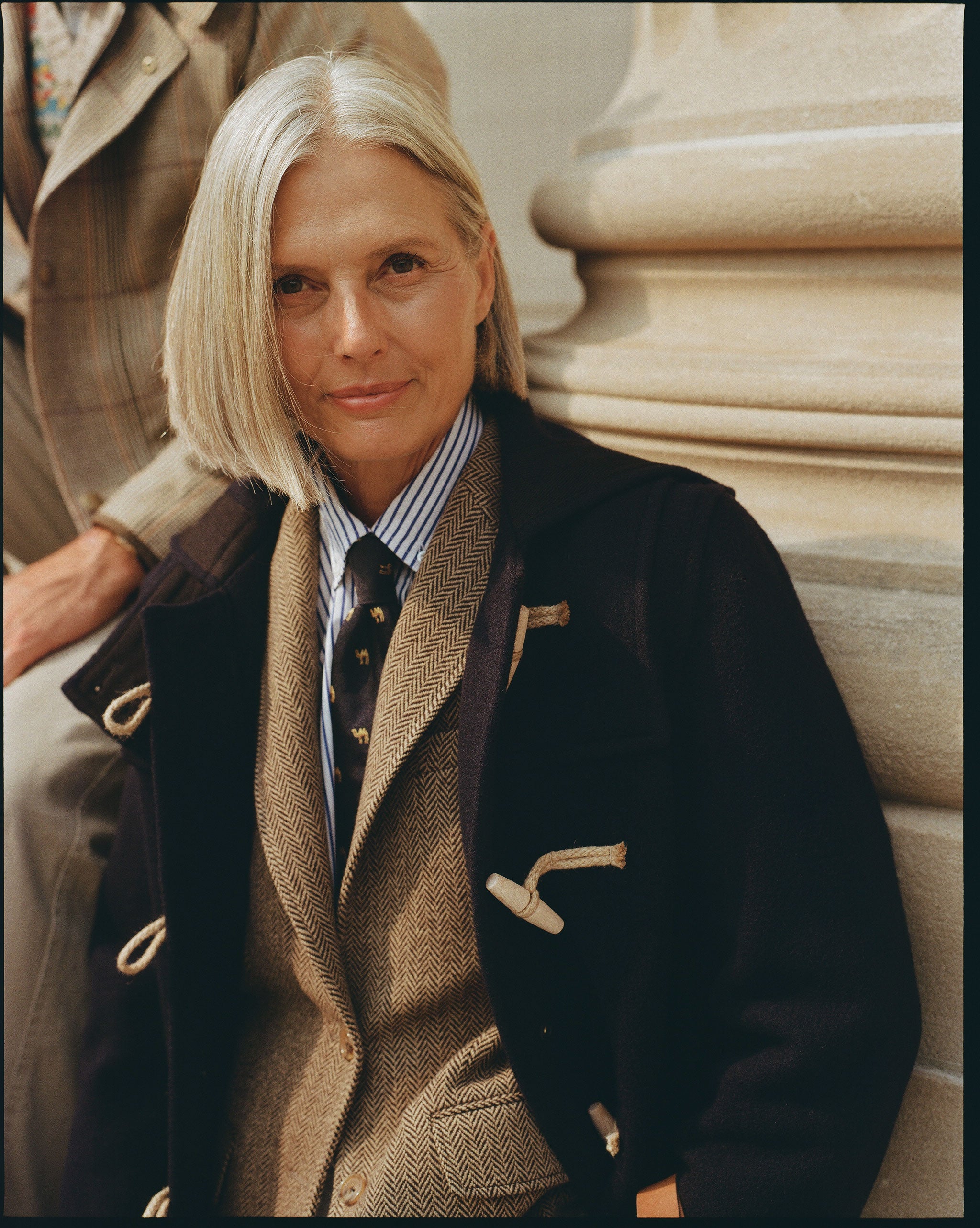 Made-in-England Women's Navy Original Monty Duffle Coat