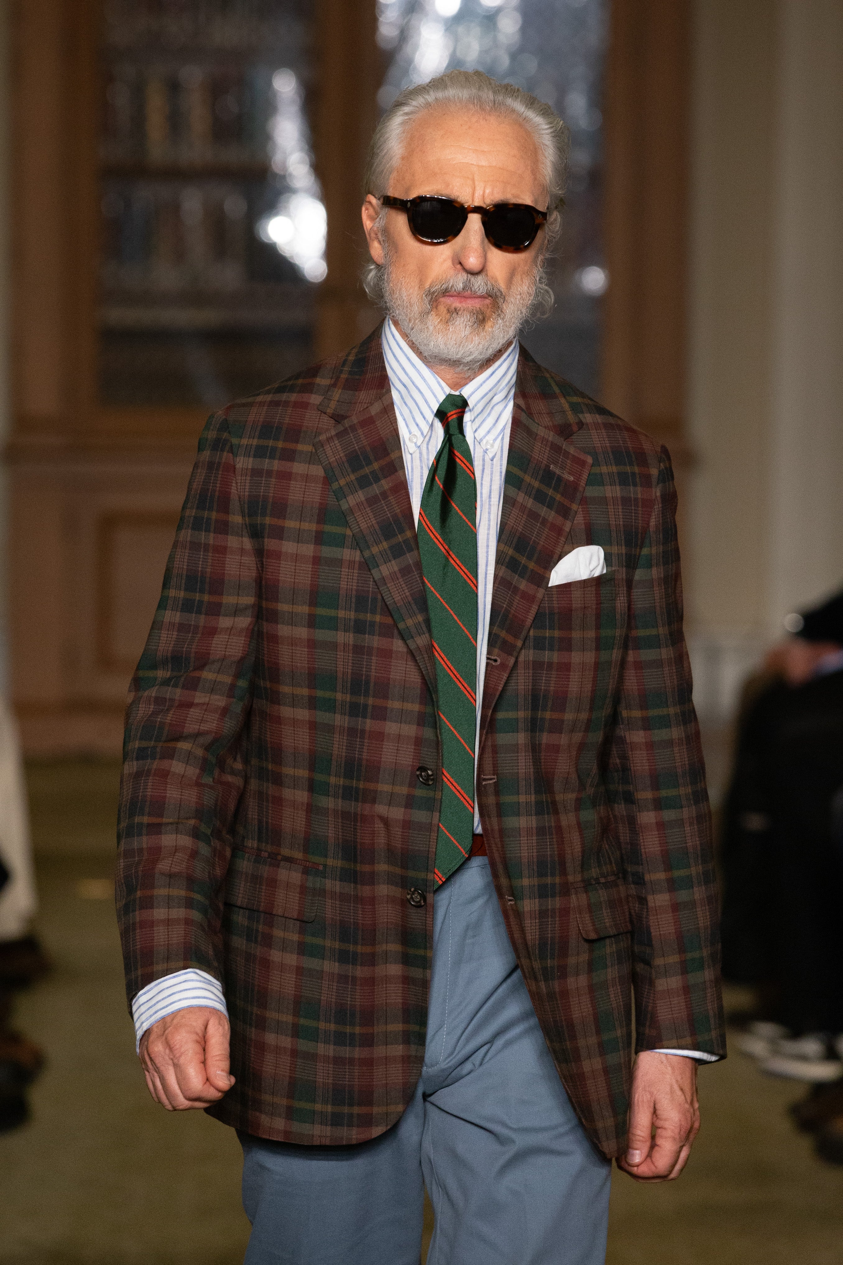 Made-in-Canada Rust & Burgundy Overdyed Authentic Madras Sport Coat