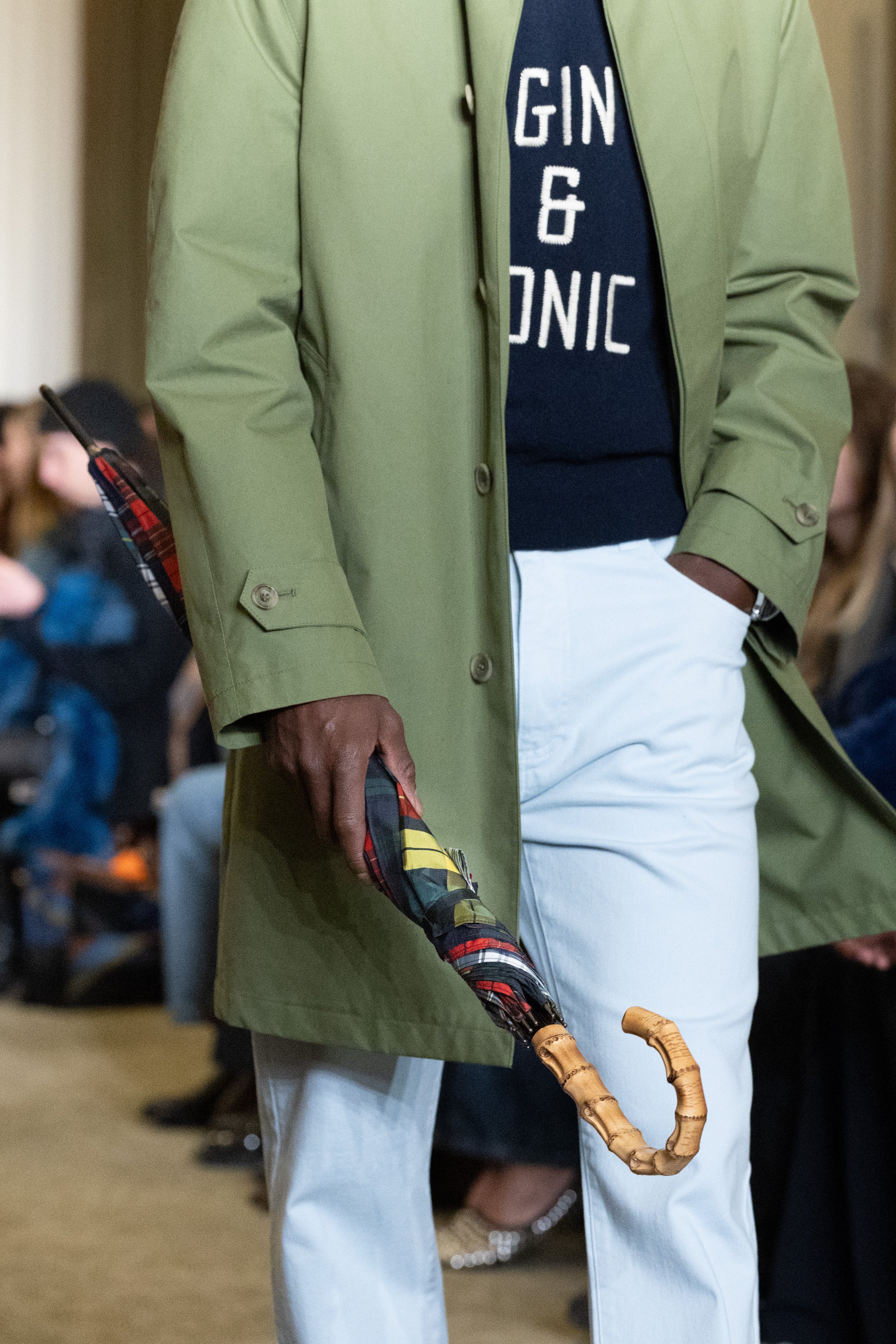 Made-in-England Light Green Waterproof Raincoat