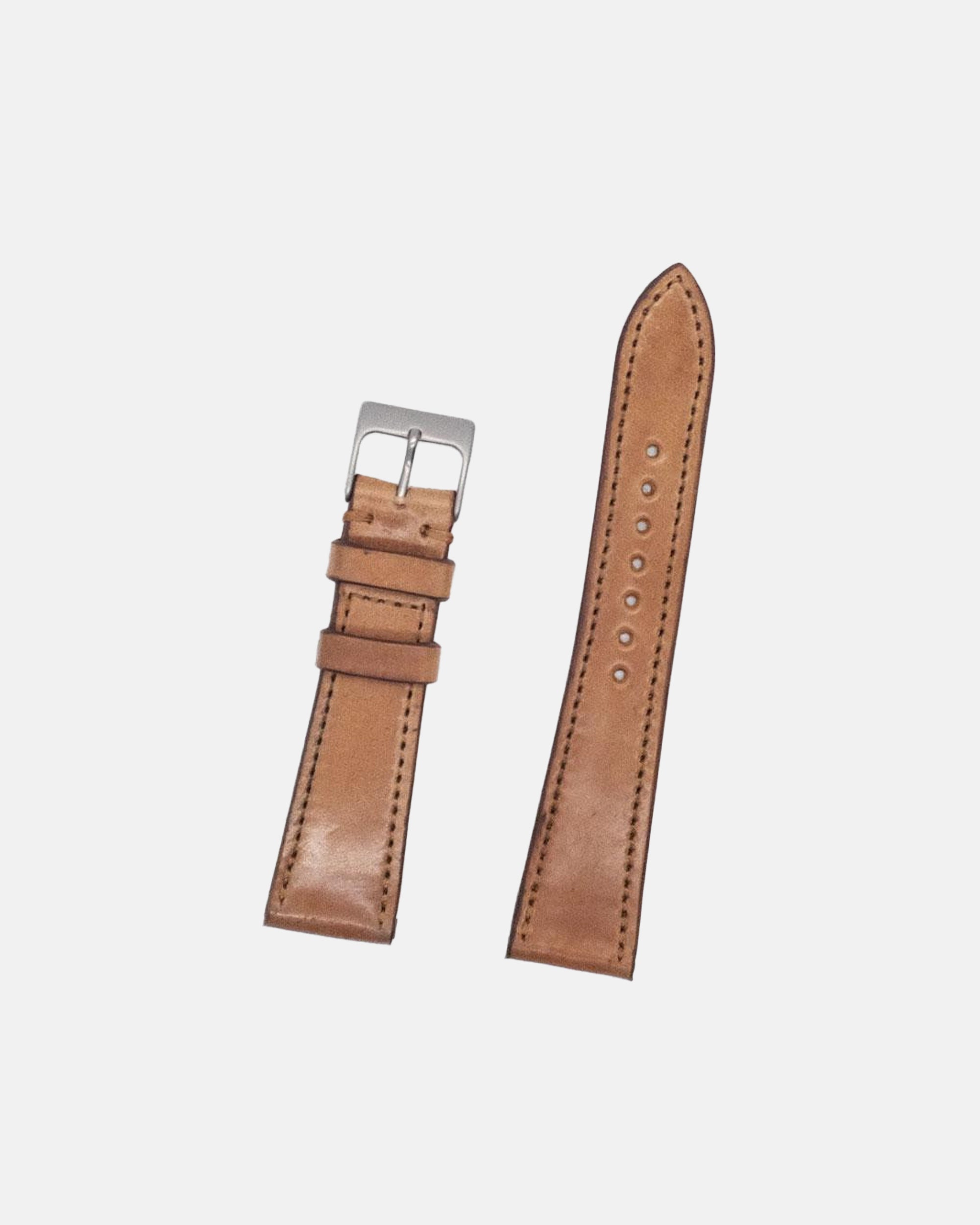 Made-in-USA Honey Brown Shell Cordovan Watch Strap