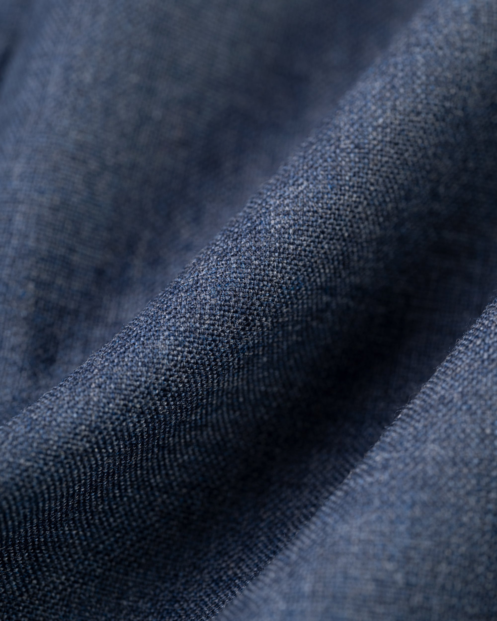 Made-in-USA Fox Brothers Char Blue Solid Suit