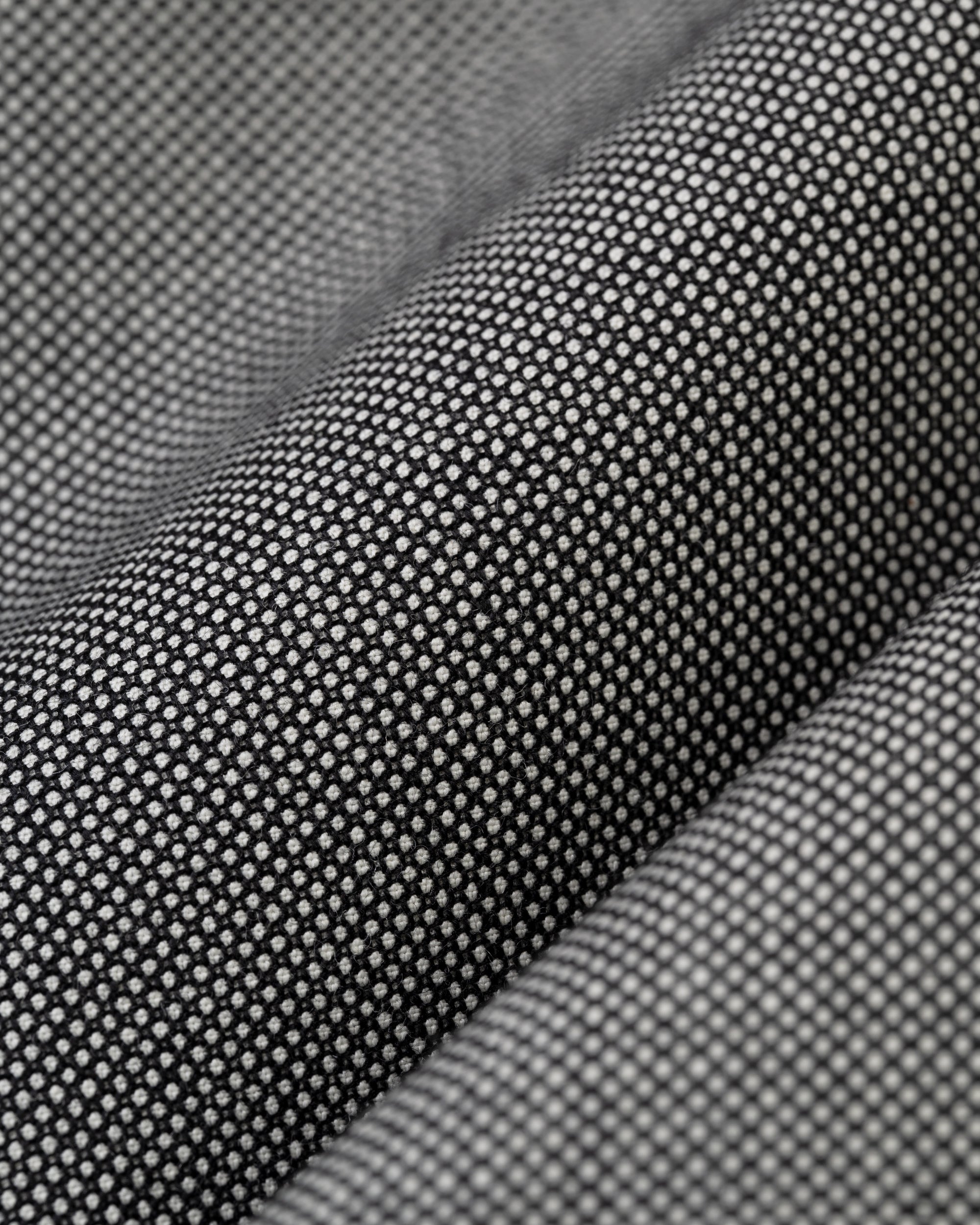 Made-in-USA Black & White Birdseye Suit