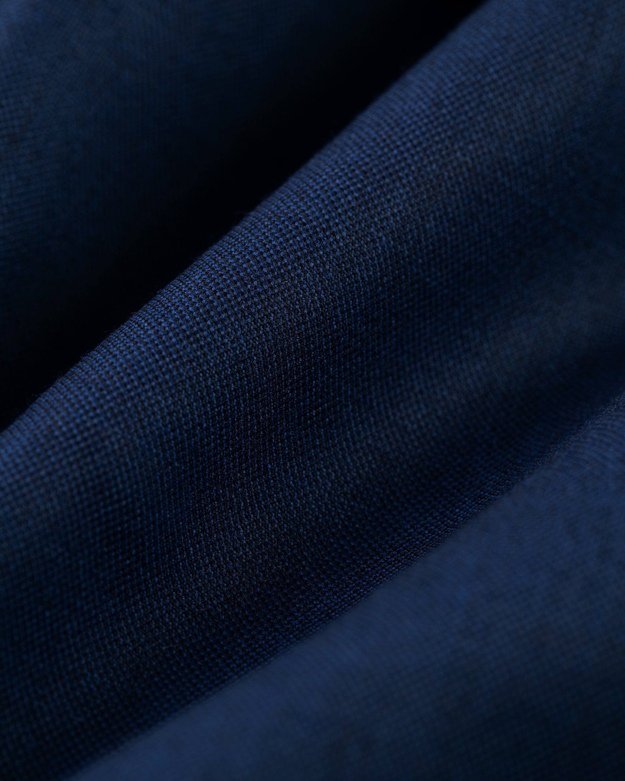 Made-in-USA Blue Sharkskin Suit