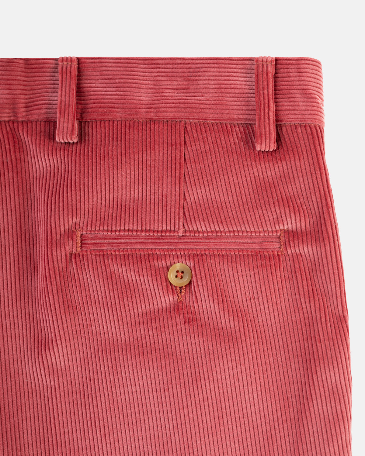 Made-in-USA Dark Pink Wide Wale Corduroy Pant