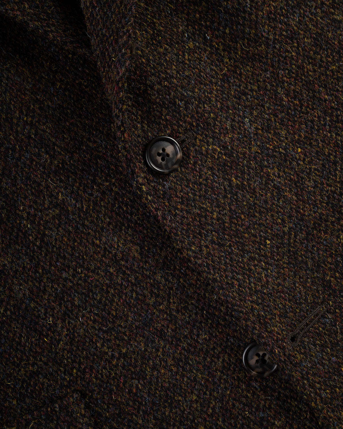 Made-in-Canada Brown Marl Harris Tweed Sport Coat