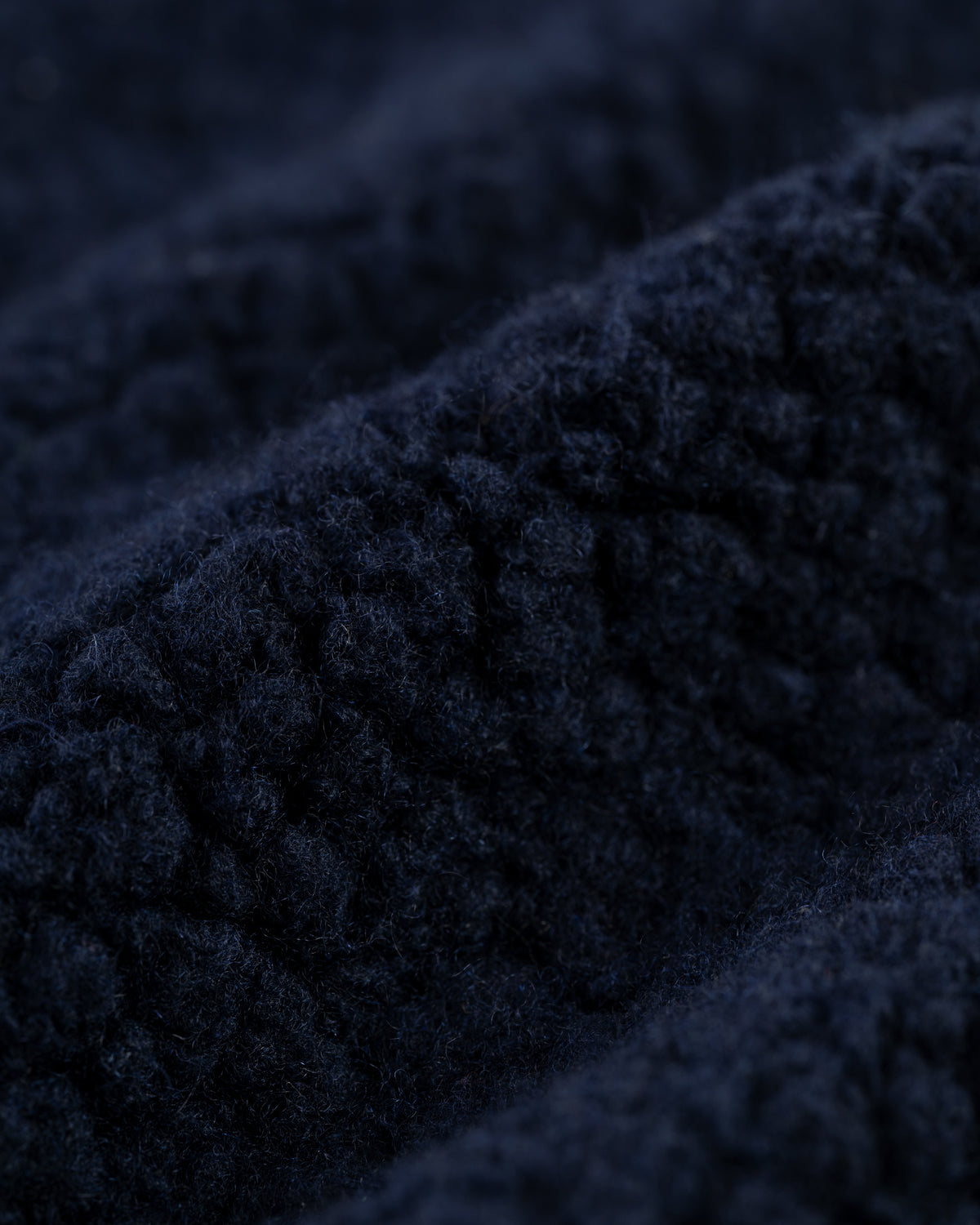 Armor-Lux Navy Sherpa Fleece Chore Jacket