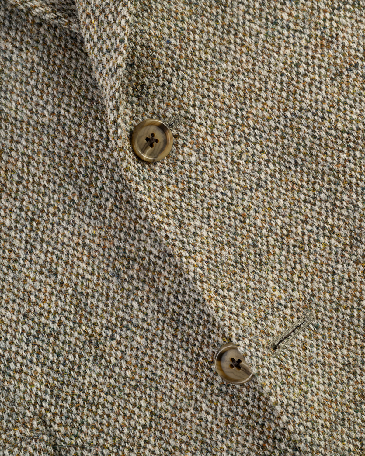 Made-in-Canada Light Olive Barleycorn Harris Tweed Sport Coat