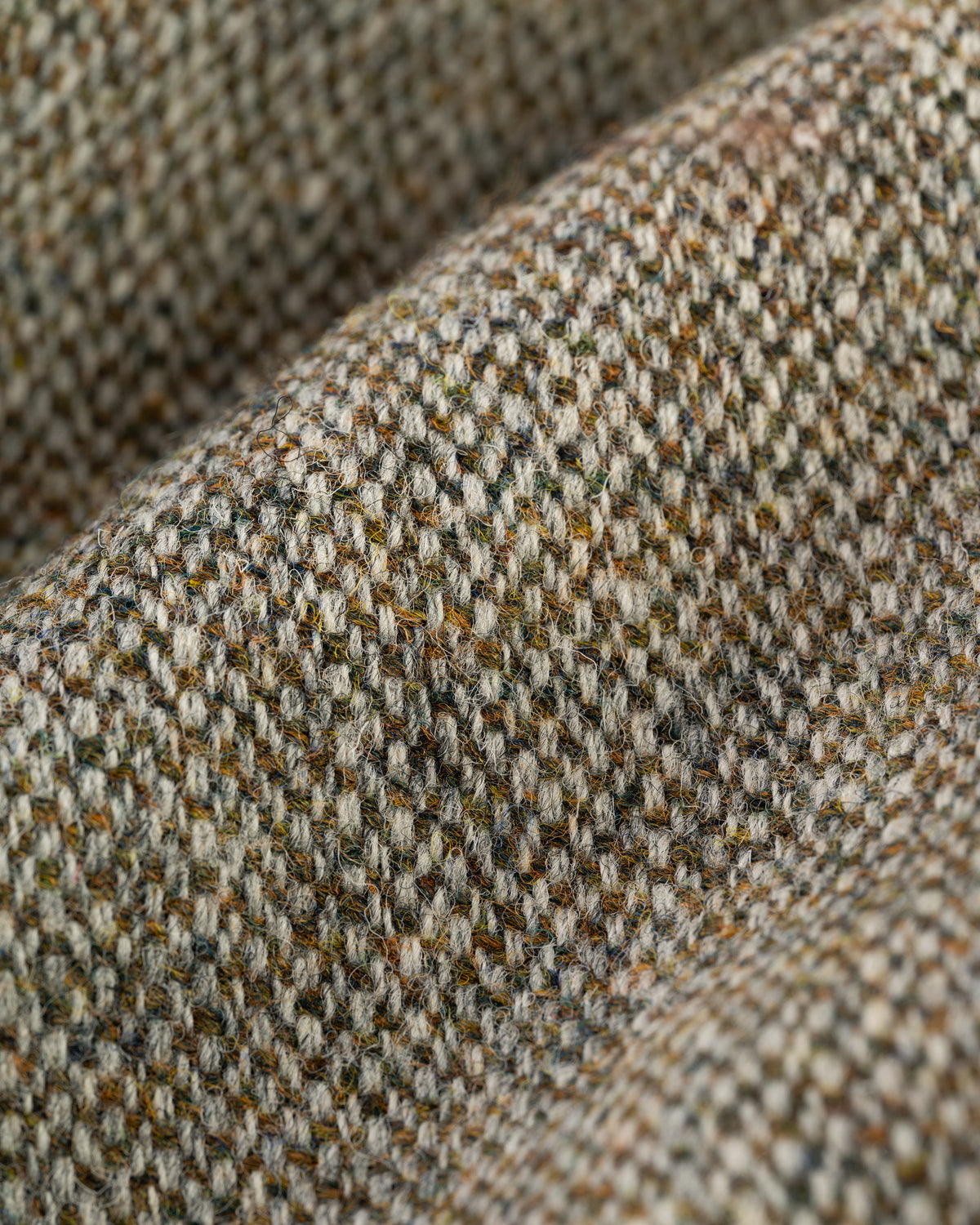 Made-in-Canada Light Olive Barleycorn Harris Tweed Sport Coat