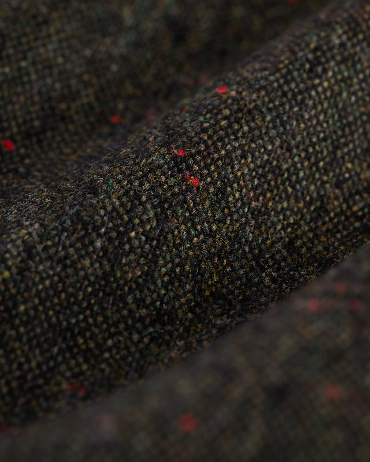 Olive Donegal Shetland Wool Sport Coat