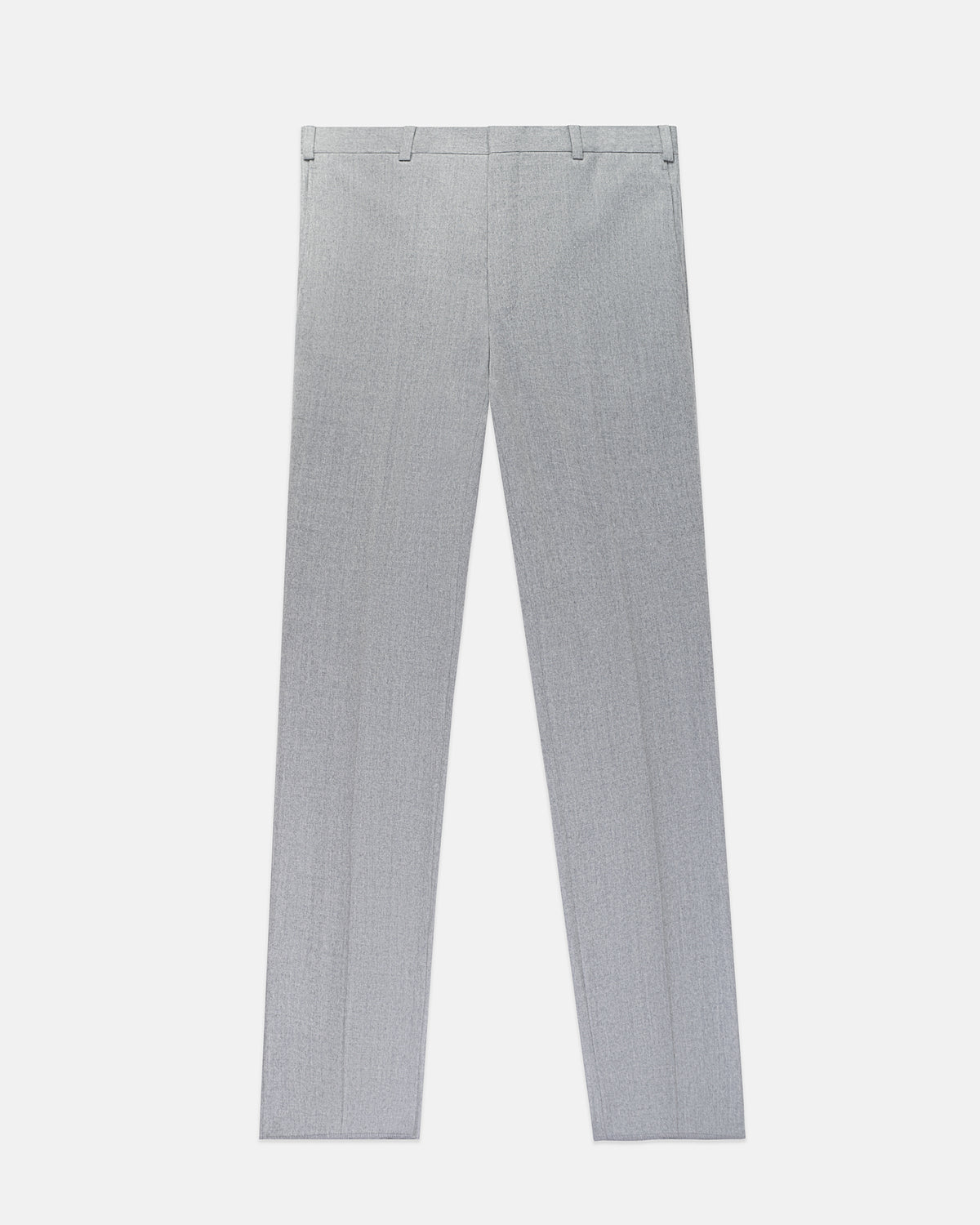 Made-in-Canada Light Grey Wool Flannel Trouser
