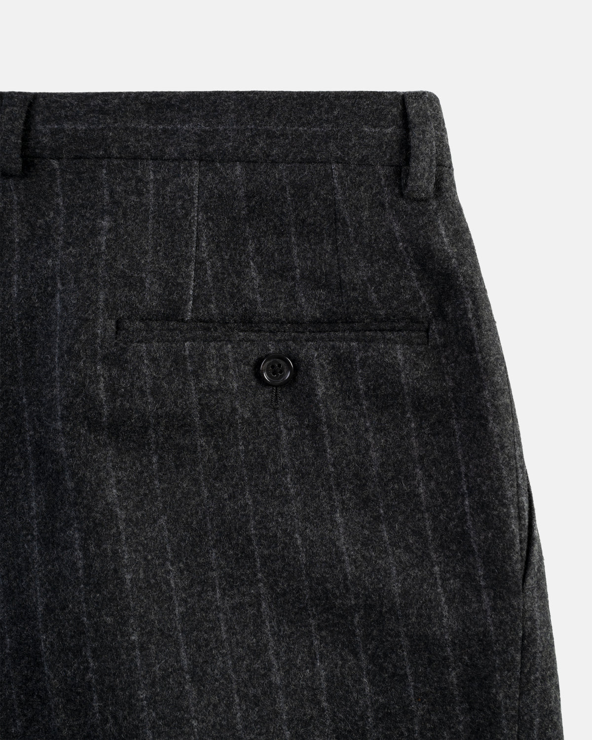 Made-in-USA Charcoal Chalkstripe Fox Flannel Ivy Model Suit