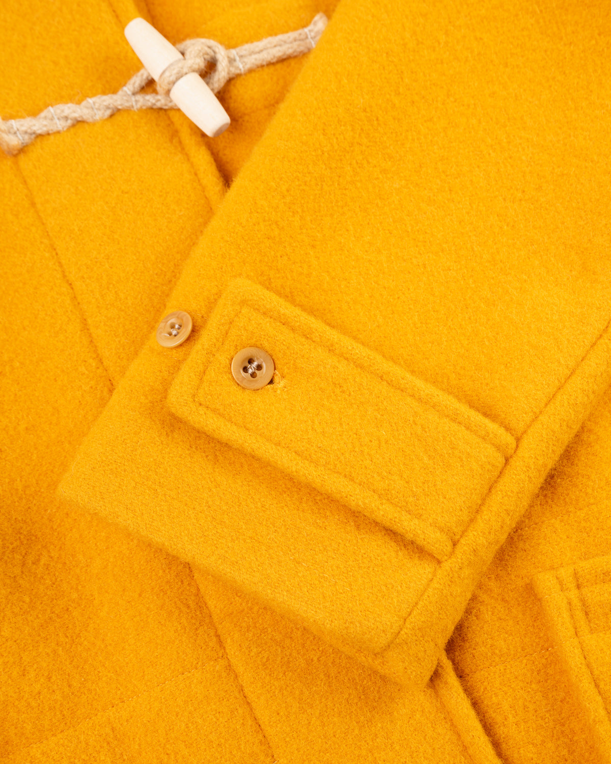 Made-in-England Women's Yellow Original Monty Duffle Coat