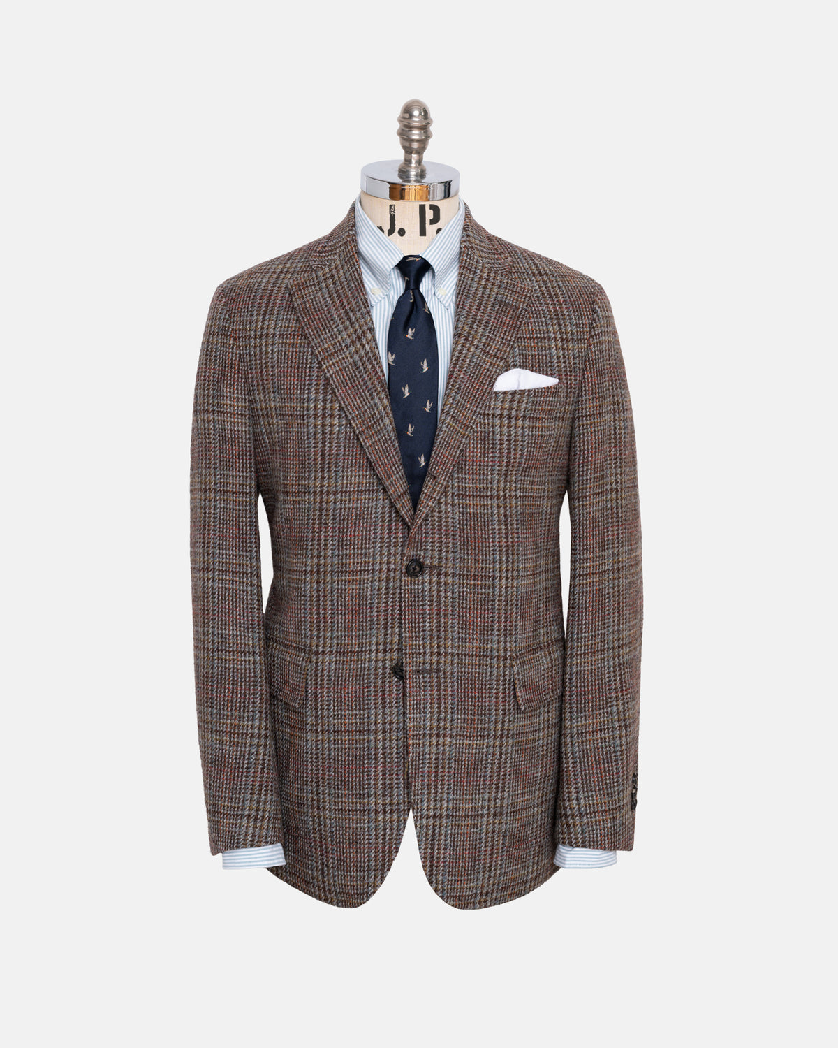 Made-in-Canada Multicolor Plaid Donegal Mist Sport Coat