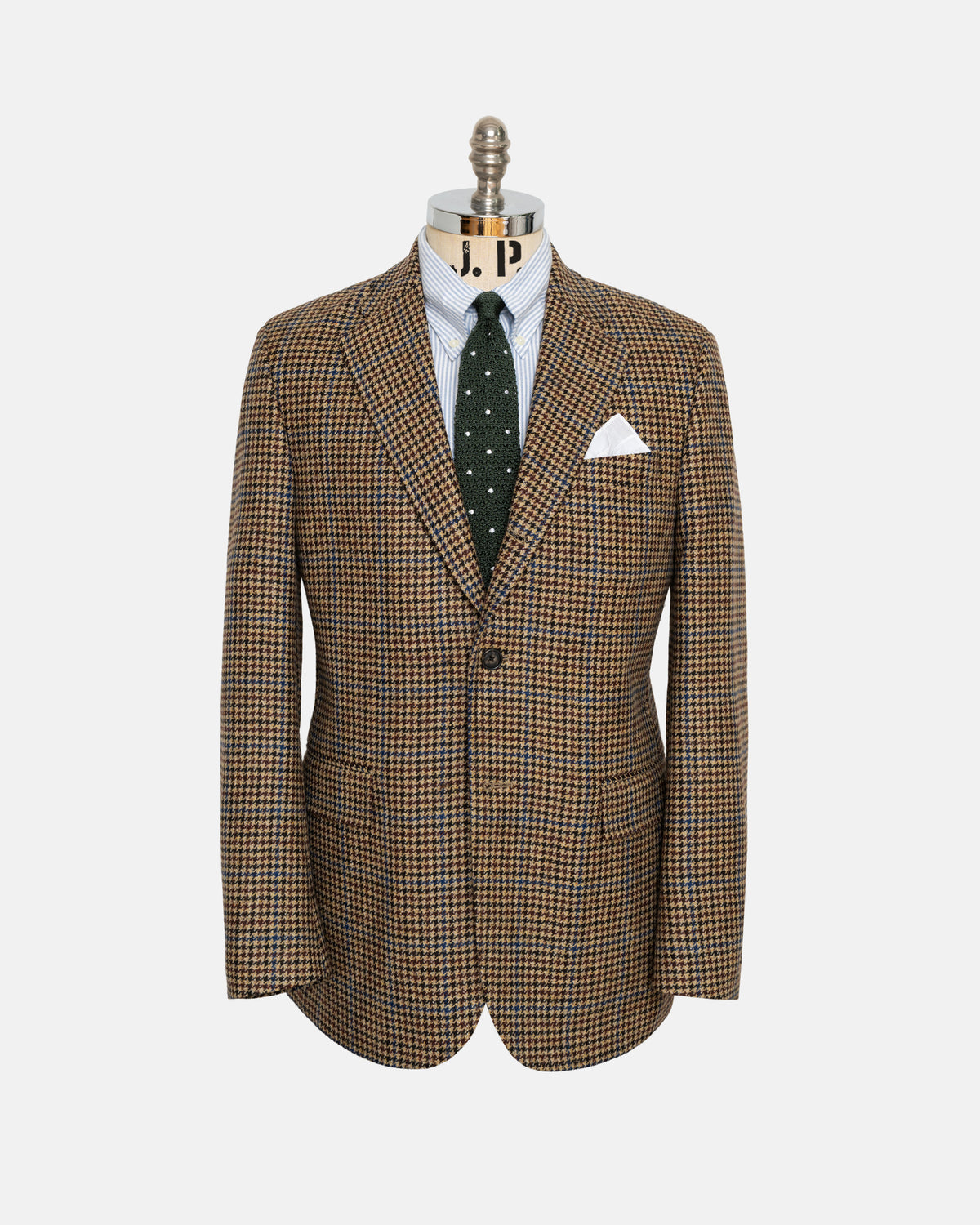 Made-in-Canada Brown Check with Blue Pane Sport Coat