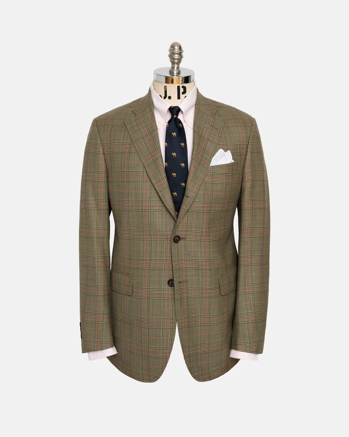 Made-in-Canada Olive Multi Plaid Sport Coat