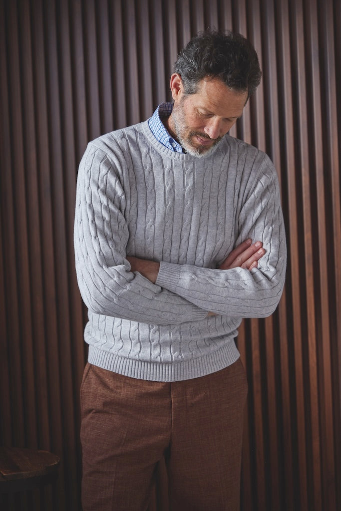 Made-in-Canada Rust Crash Linen Trousers