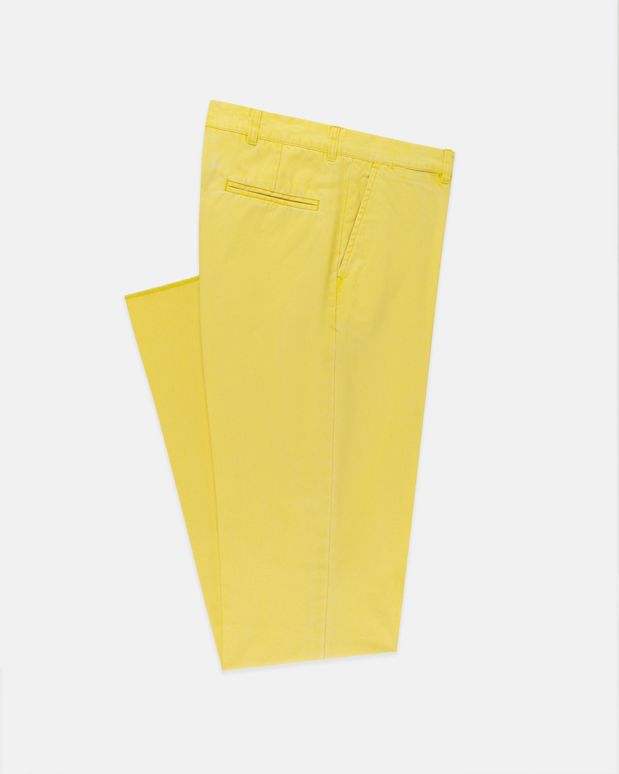 Yellow Washed Canvas Cape Cod Pant