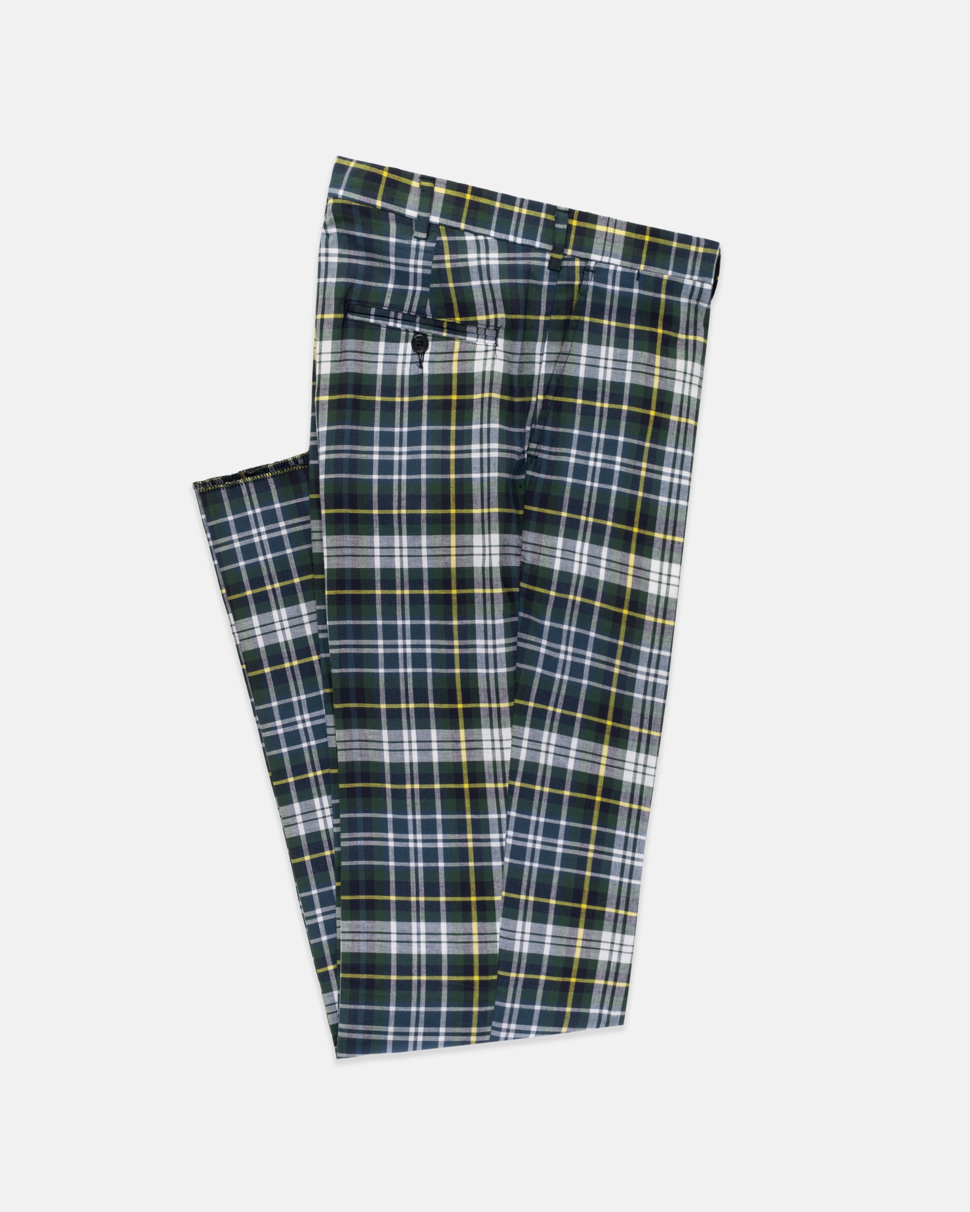 Made-in-USA Madras Plaid Trousers
