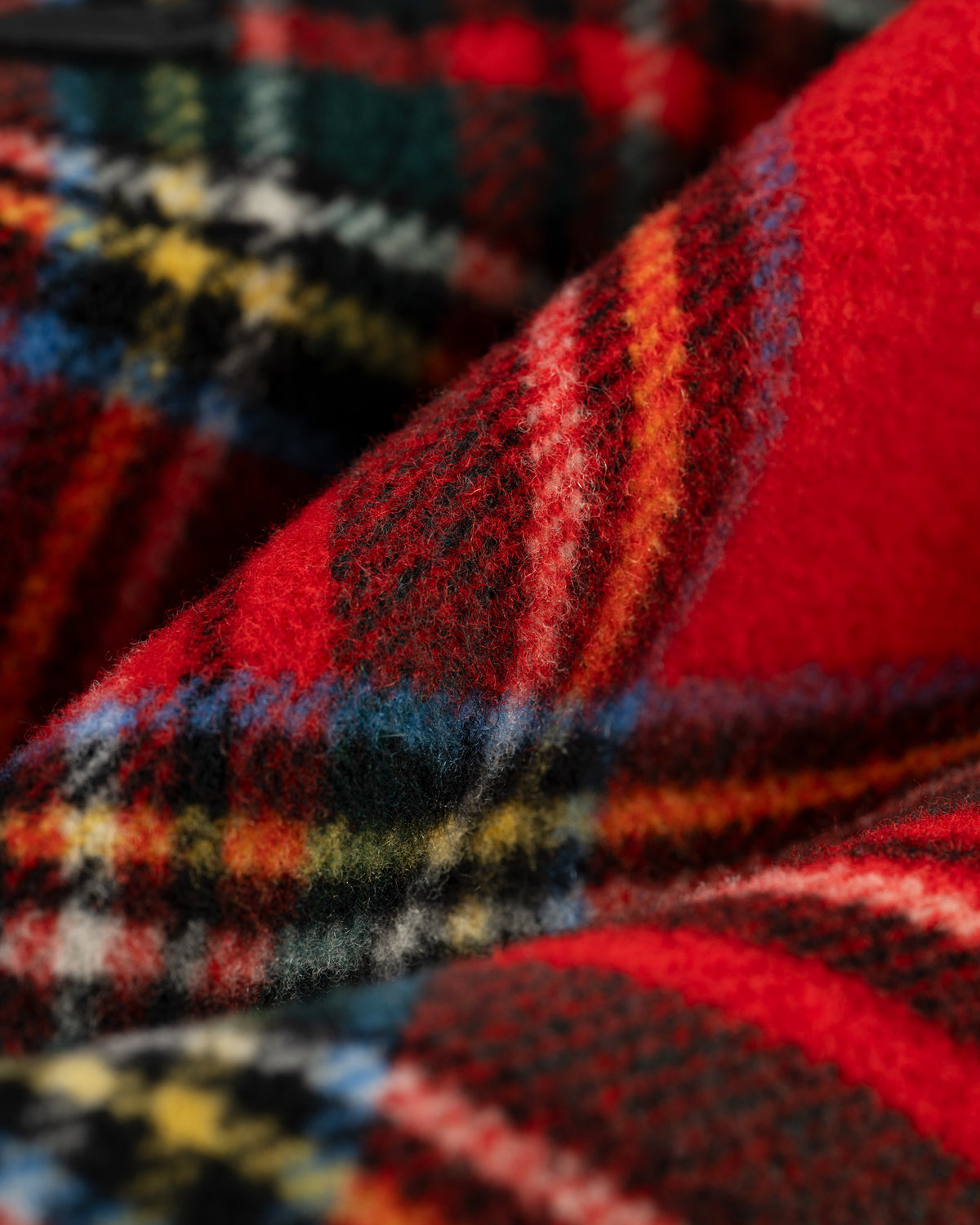 Made-in-England Fun Tartan Classic Morris Duffle Coat