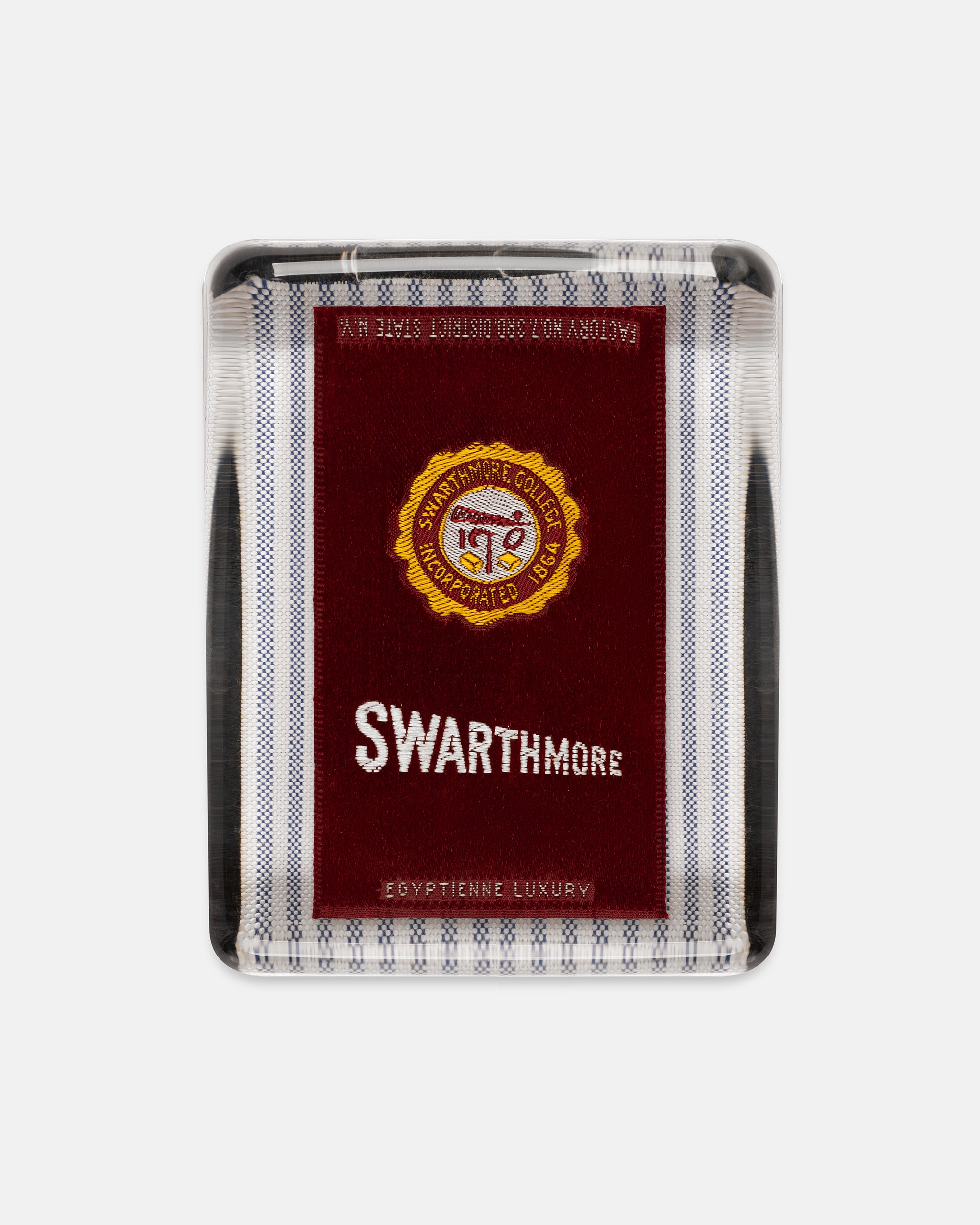 Swarthmore College Silk Paperweight
