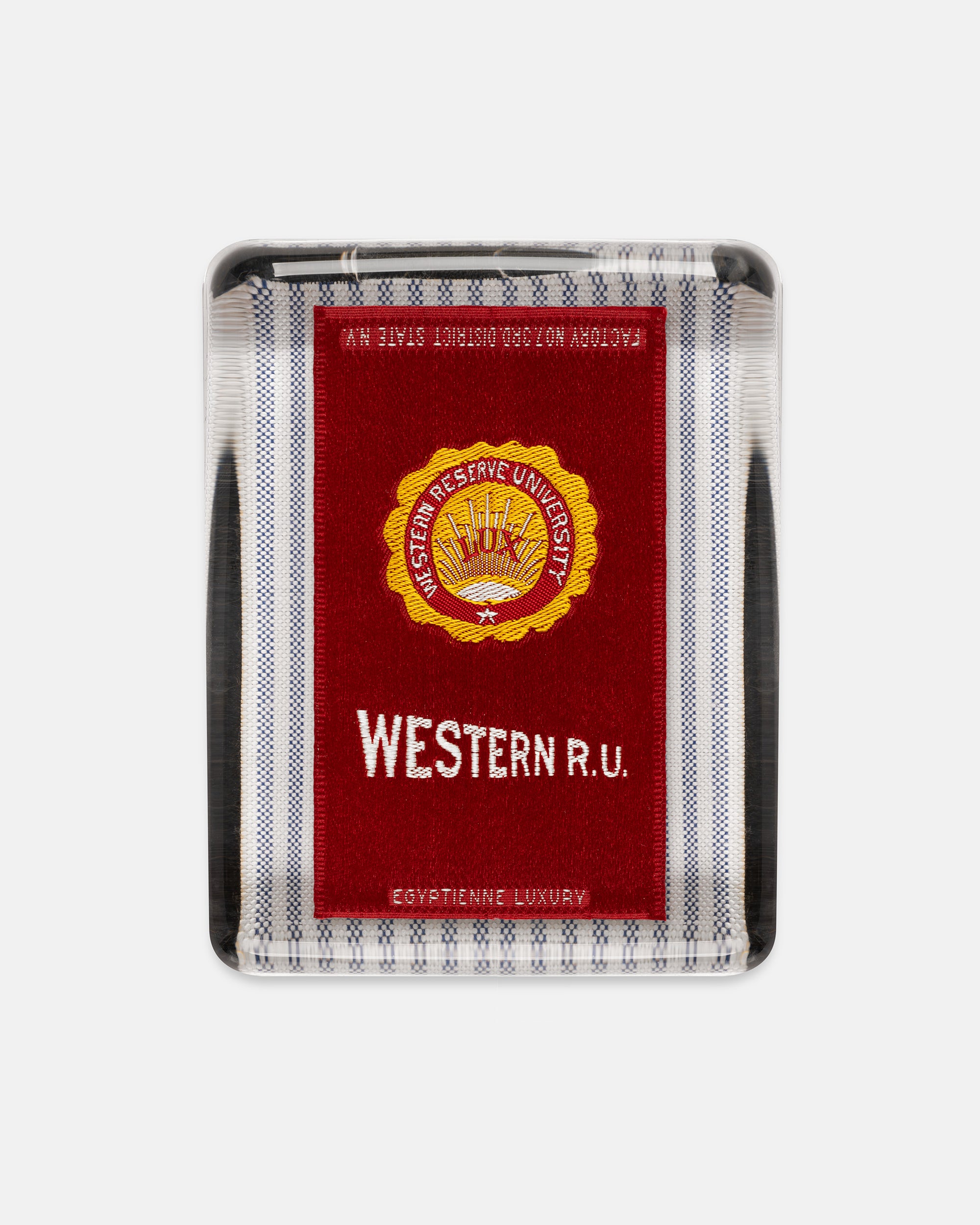 Western Reserve University Silk Paperweight