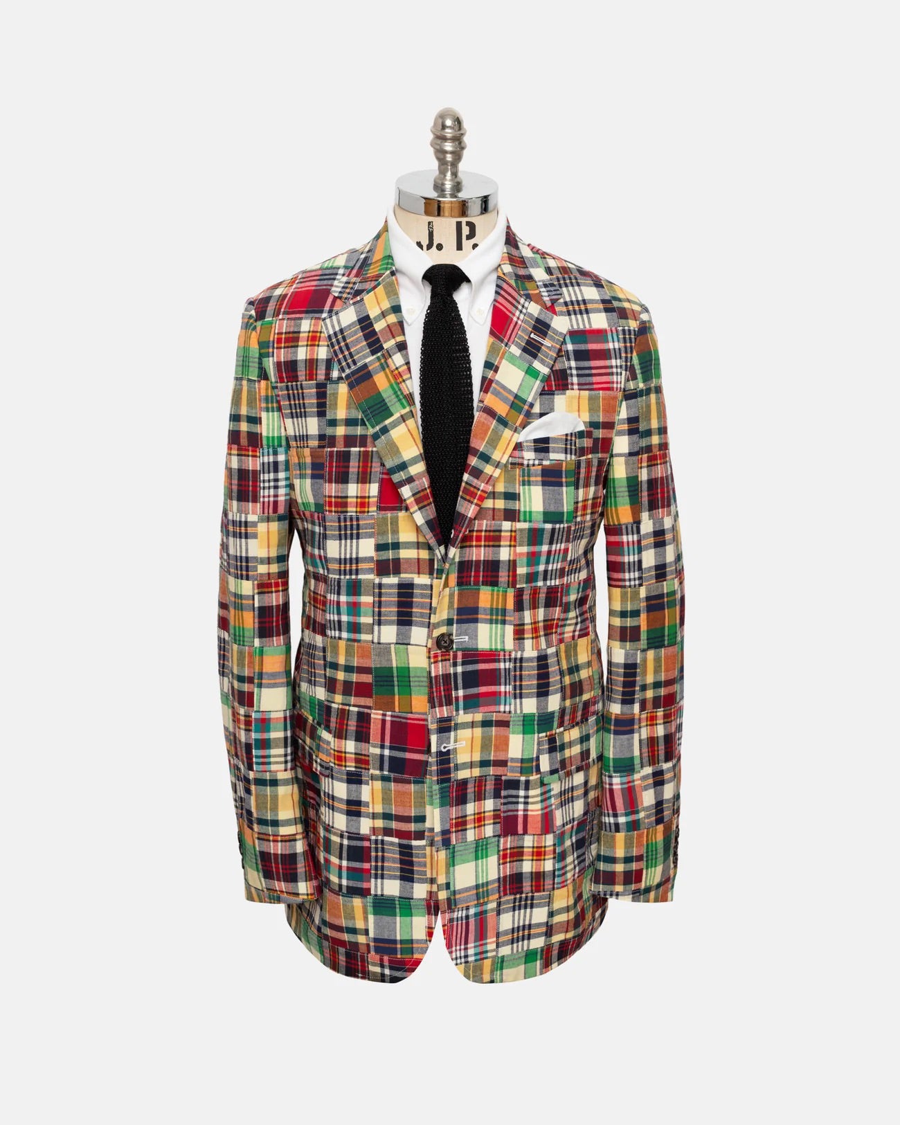 Made-in-Canada Patchwork Authentic Madras Sport Coat