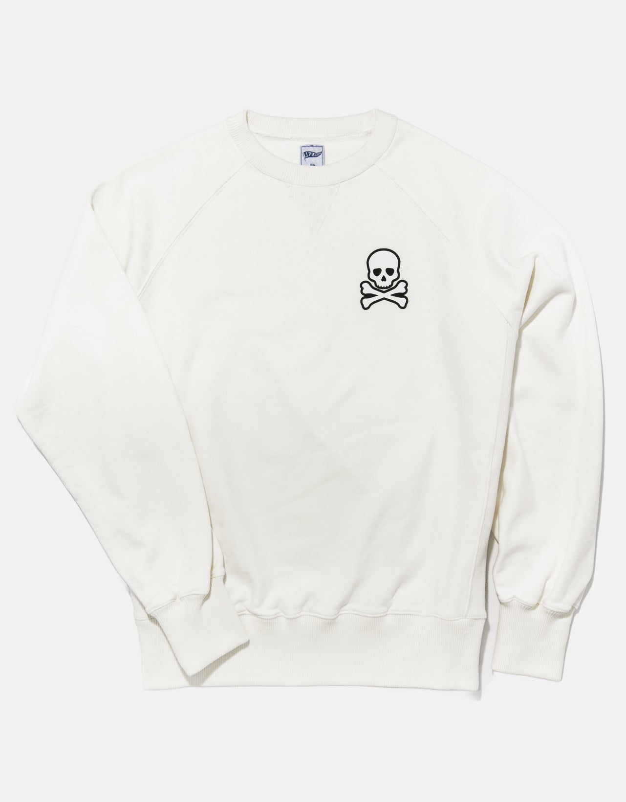 White Skull And Crossbones Sweatshirt