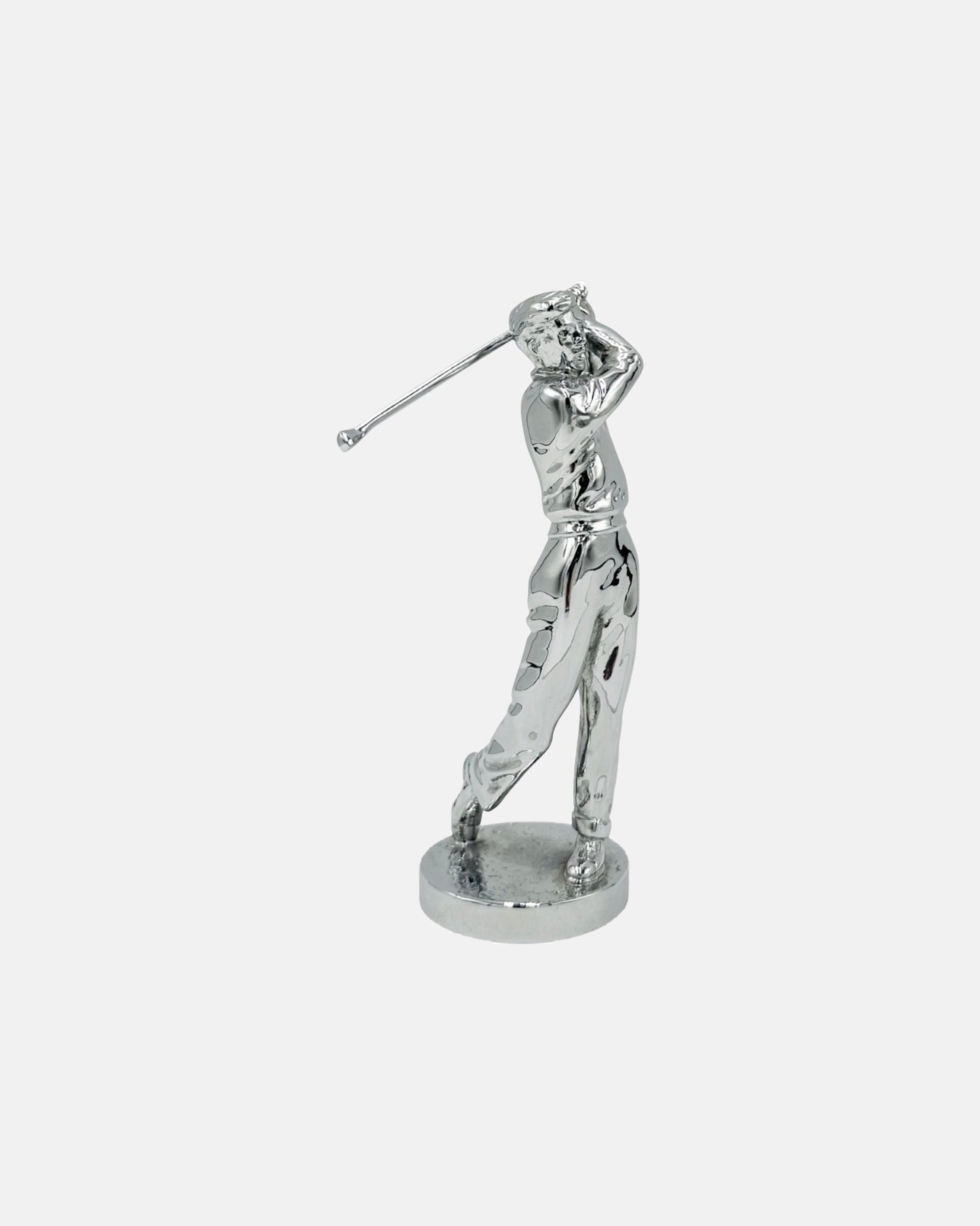 Vintage Louis Lejeune Golfer Car Hood Ornament Mascot