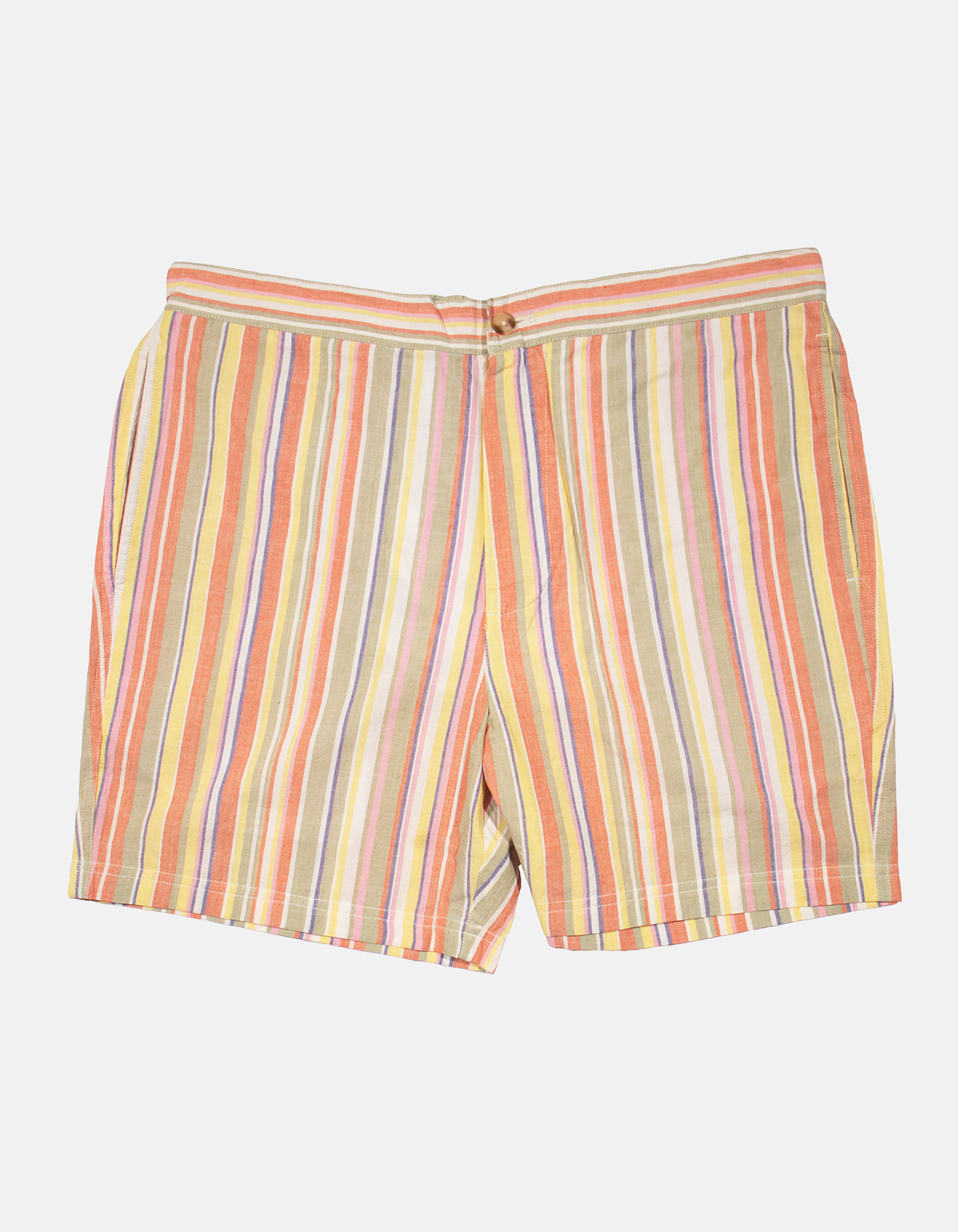 Stripe Authentic Madras Swim Trunks