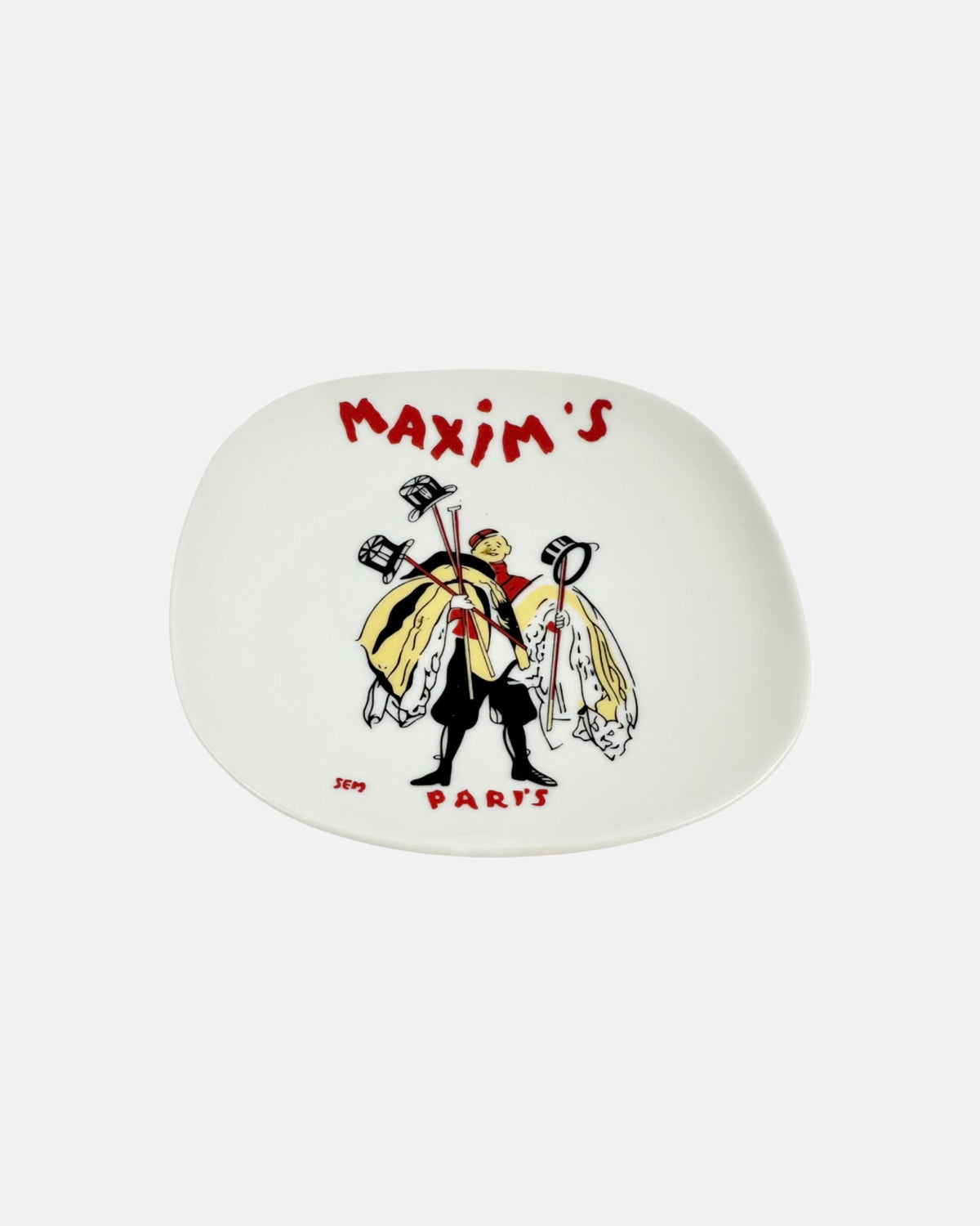 Vintage Maxim's de Paris Restaurant Sem Ashtray Dish