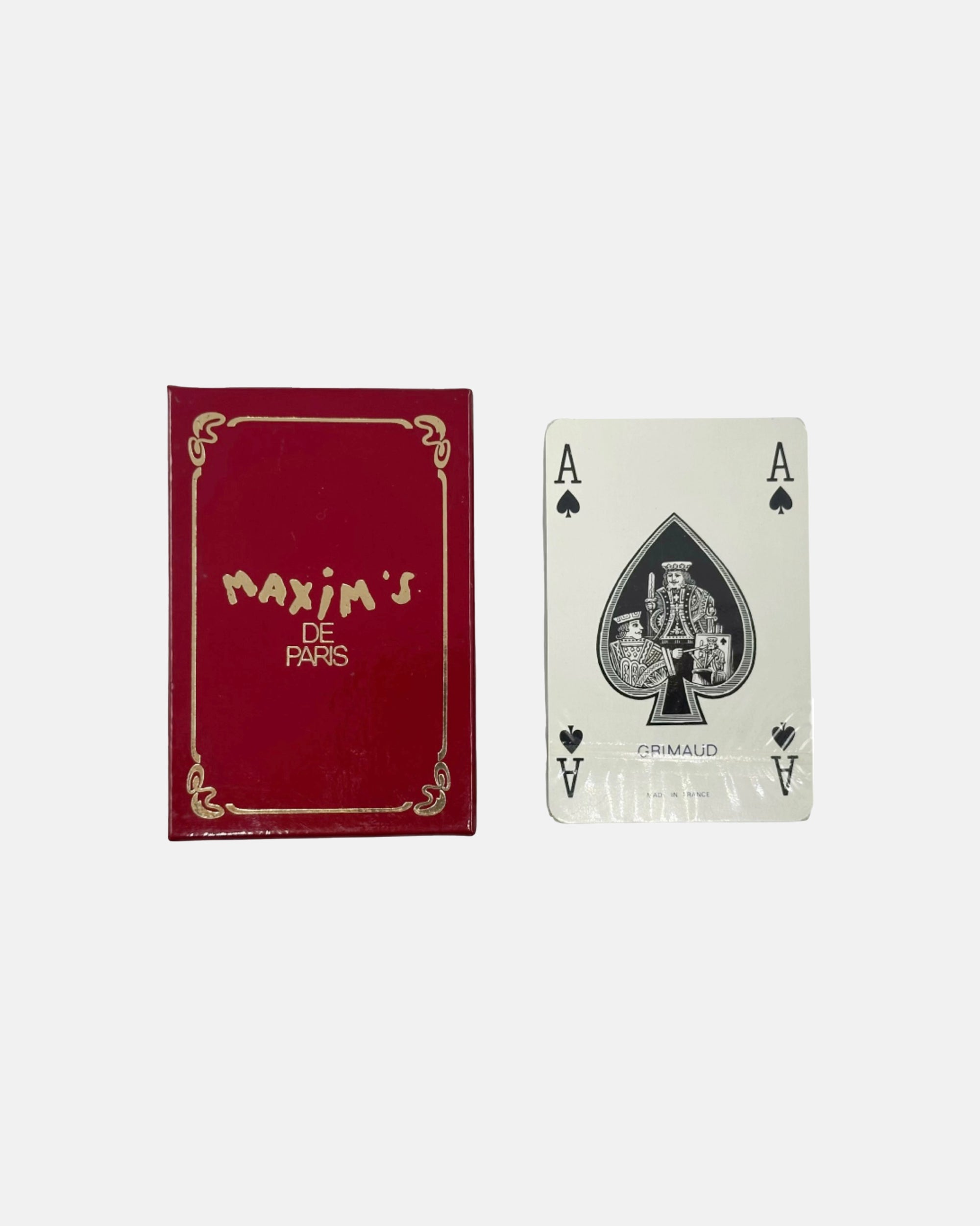 Vintage Maxim's De Paris Playing Cards