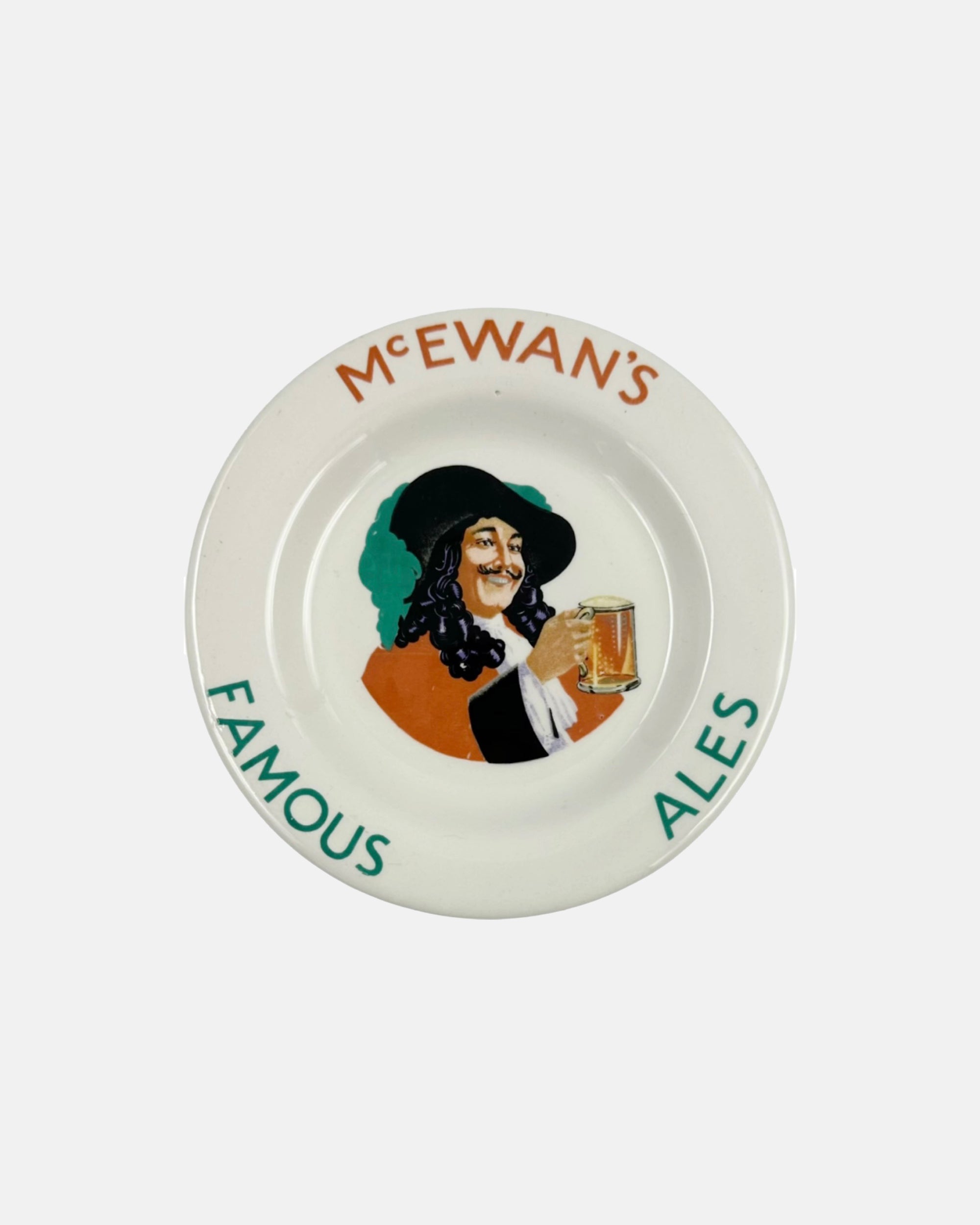 Vintage McEwan's Famous Ales Ceramic Ashtray Catchall Dish