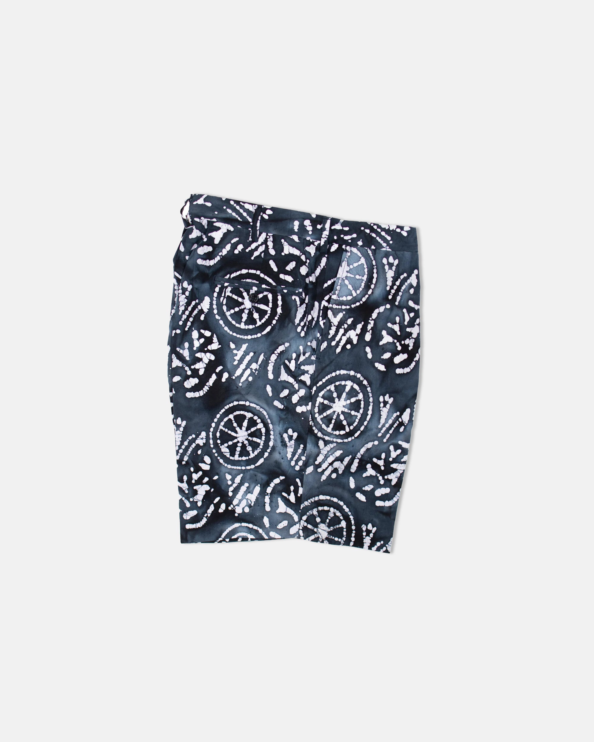 Batik Print Madras Shorts