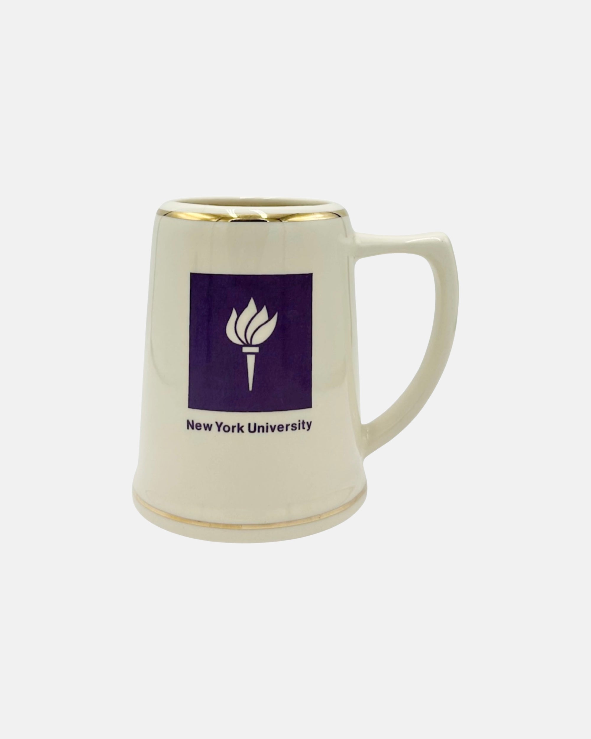 Vintage New York University Miniature Ceramic Stein Mug 5"H