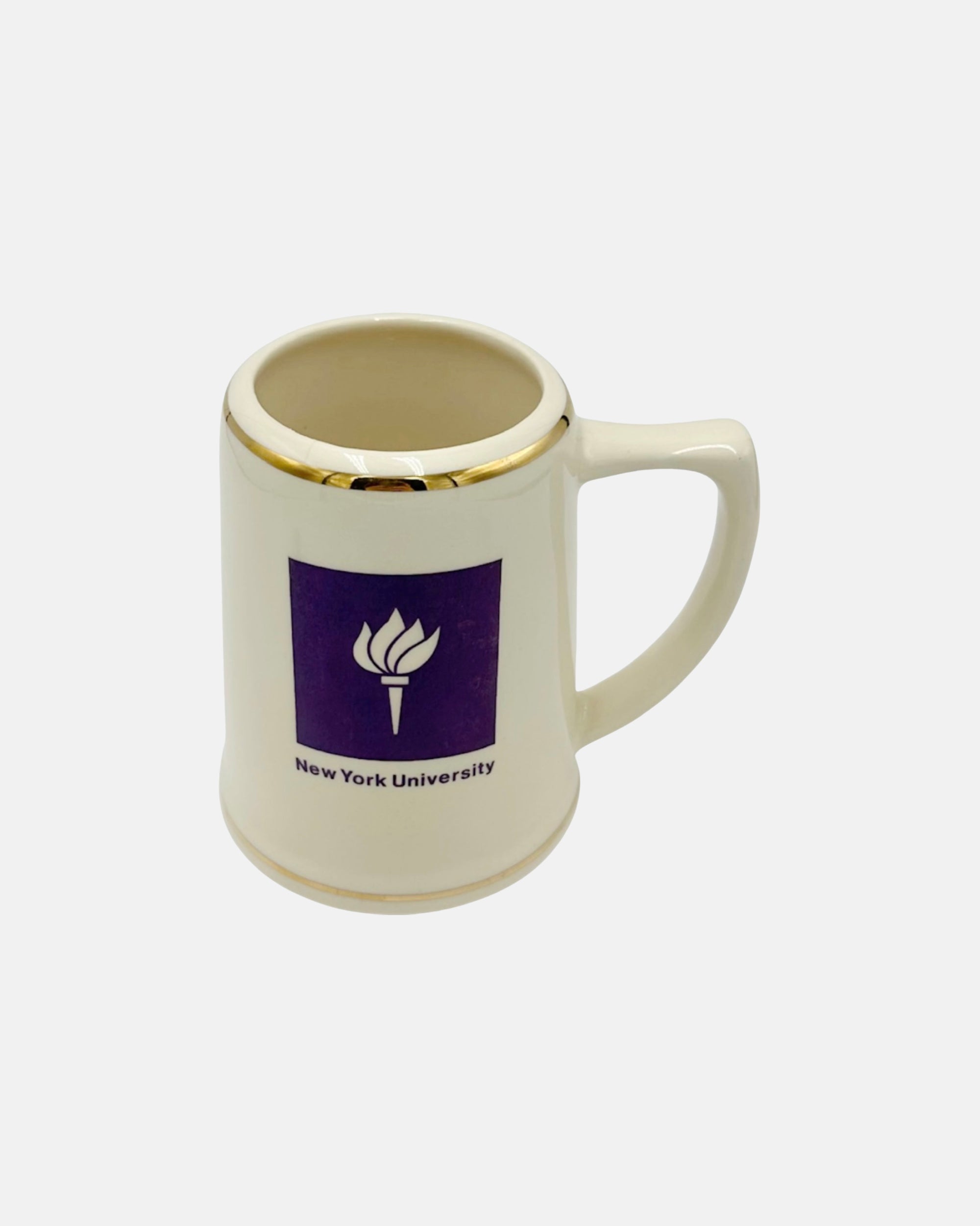 Vintage New York University Miniature Ceramic Stein Mug 5"H