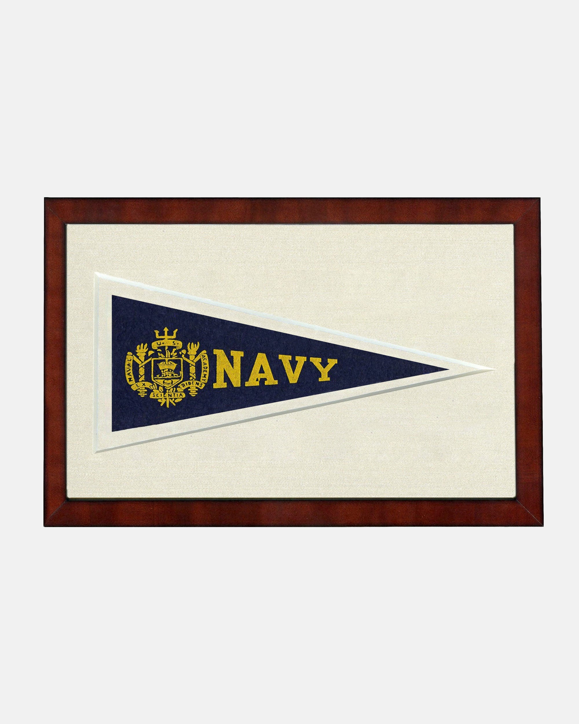 U.S. Naval Academy Framed Vintage Pennant